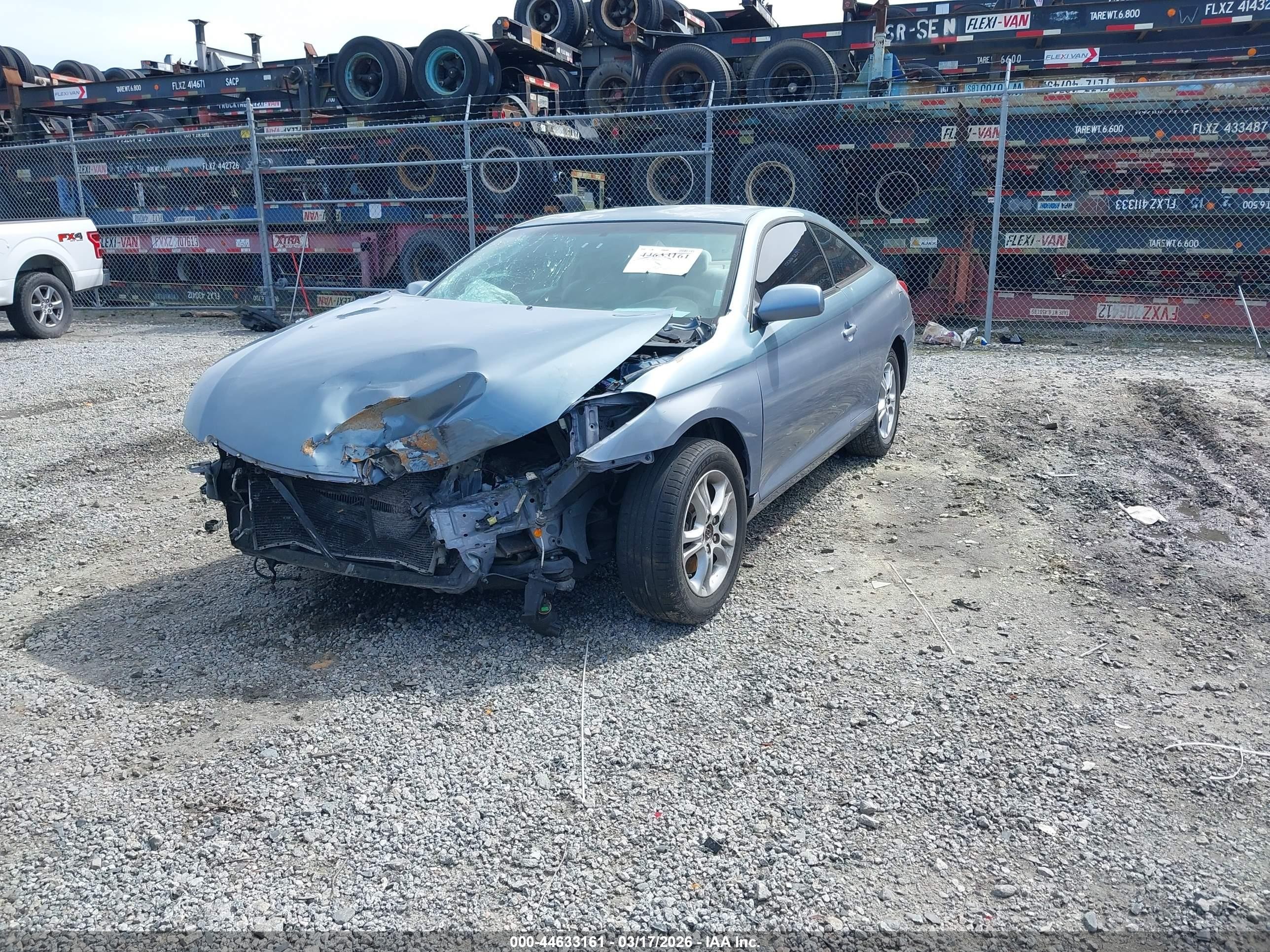 2008 Toyota Camry Solara Se Blue vin: 4T1CE30P48U762678