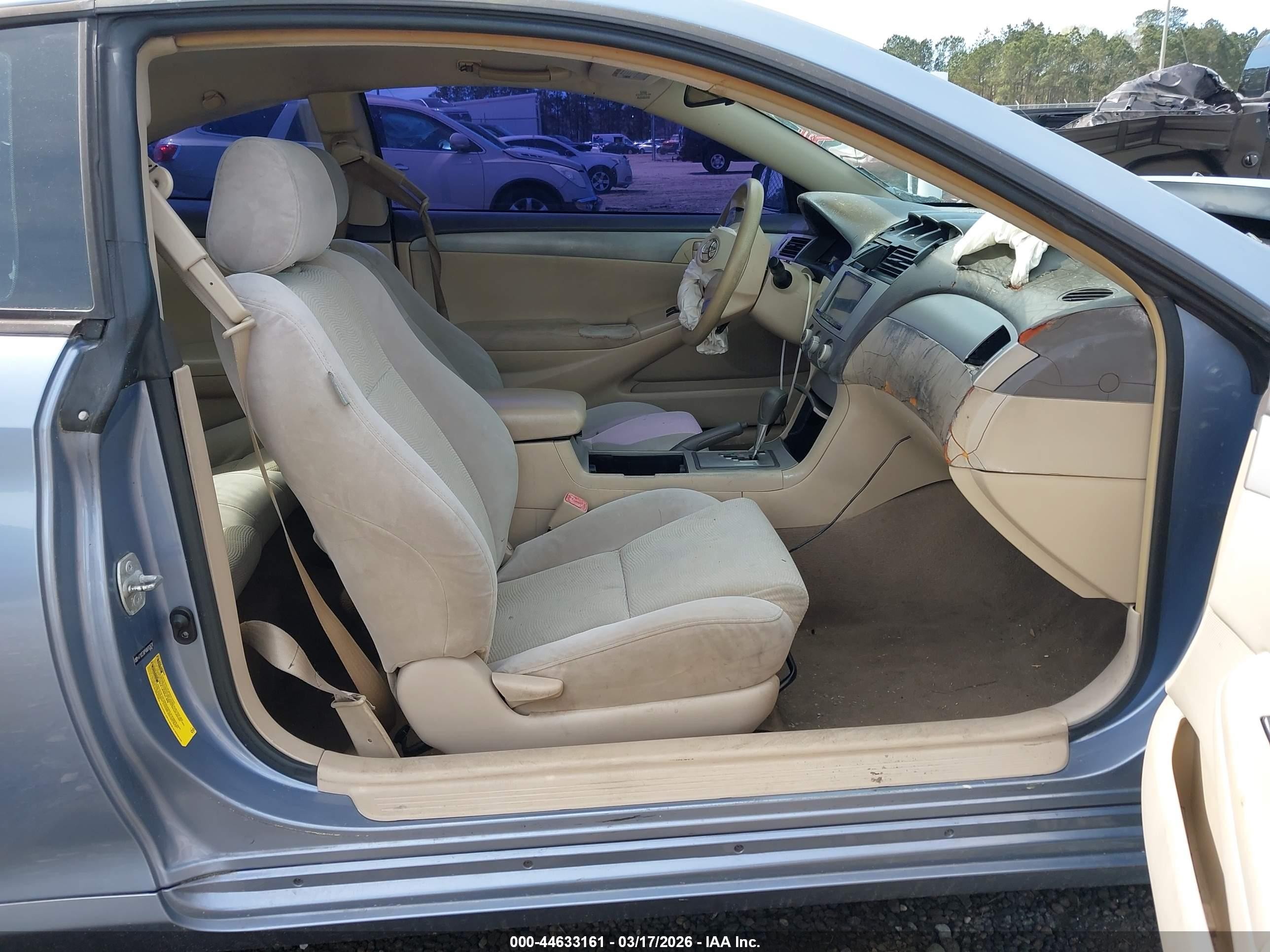 2008 Toyota Camry Solara Se Blue vin: 4T1CE30P48U762678