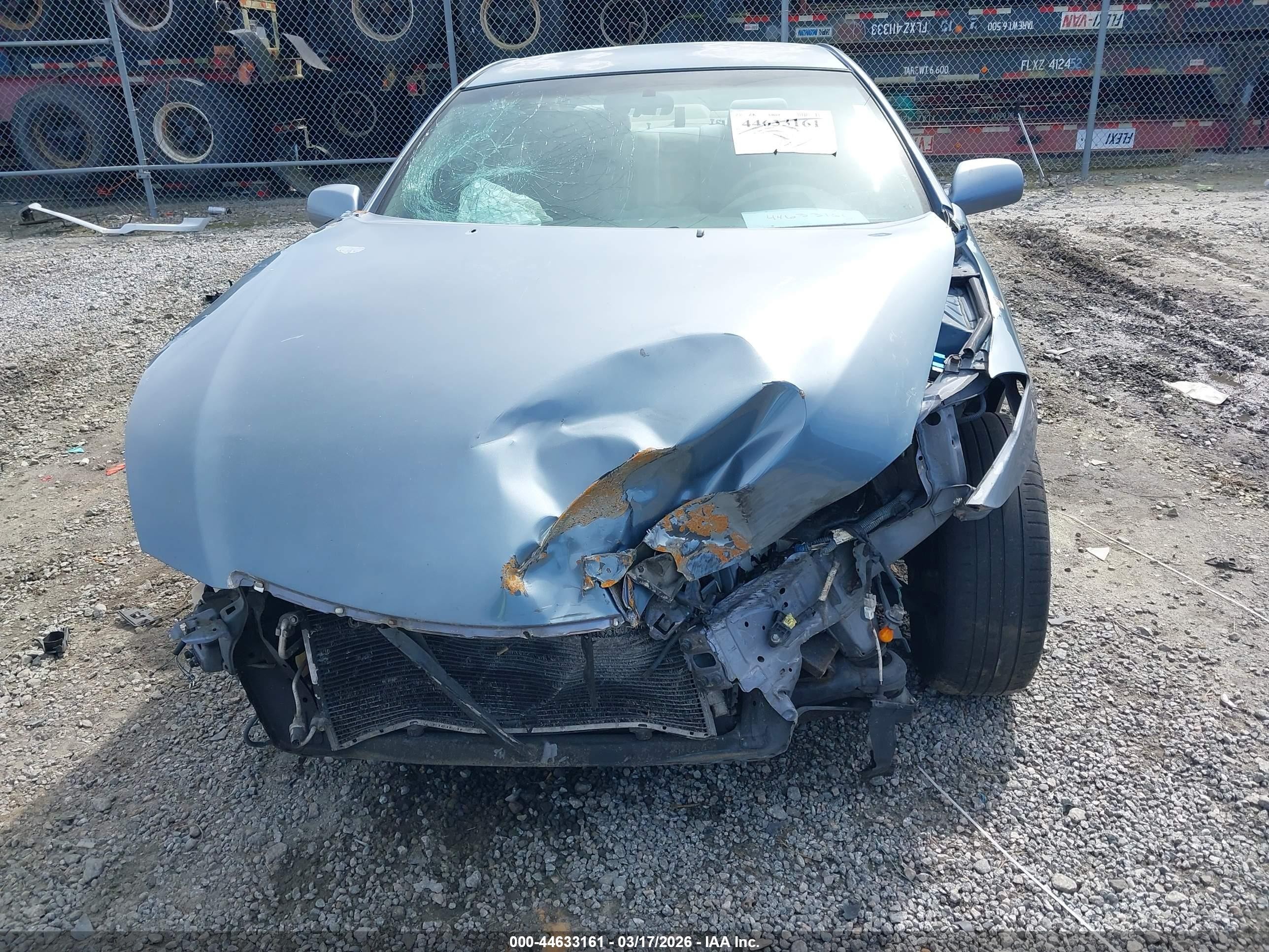 2008 Toyota Camry Solara Se Blue vin: 4T1CE30P48U762678