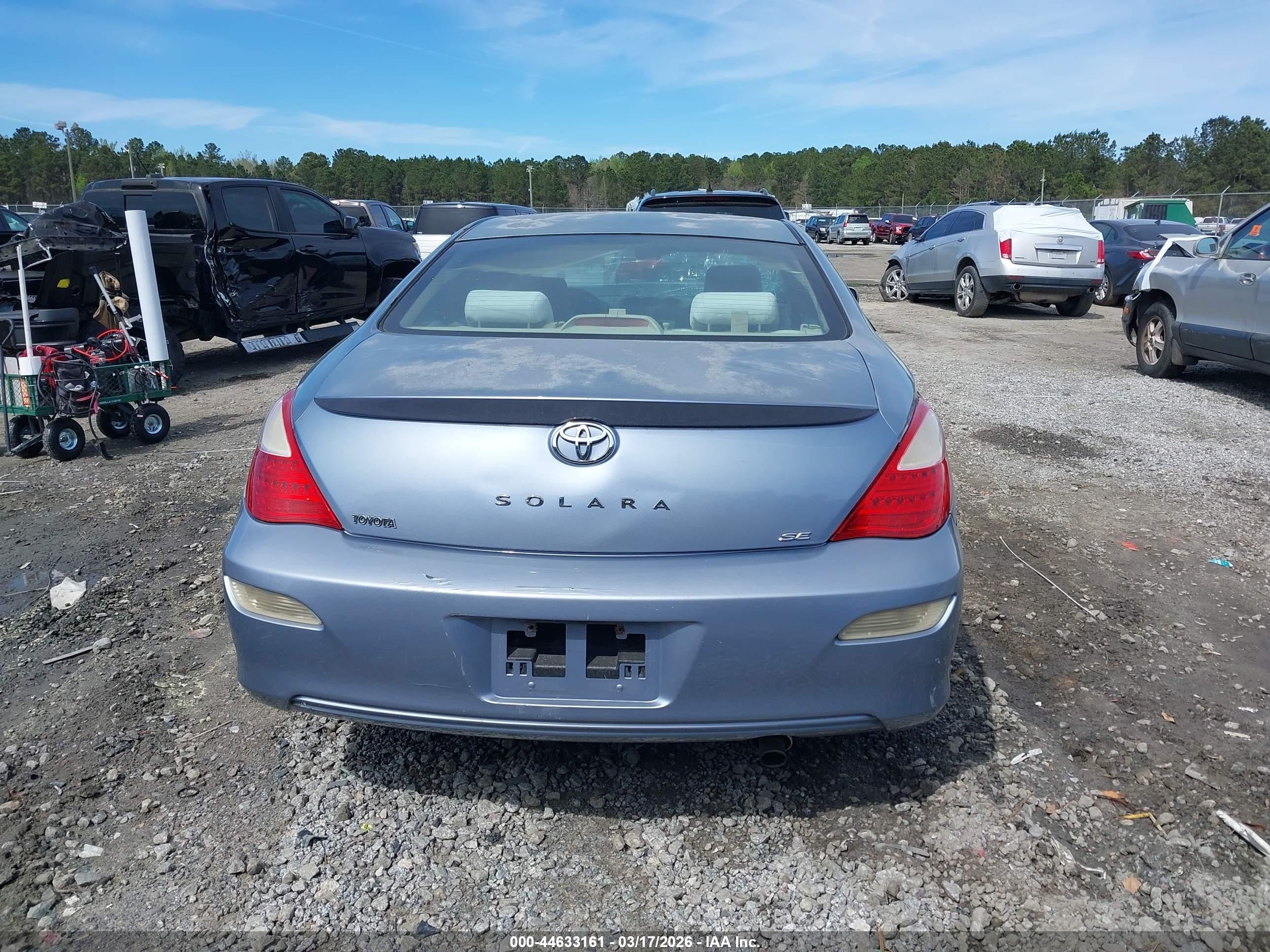 2008 Toyota Camry Solara Se Blue vin: 4T1CE30P48U762678