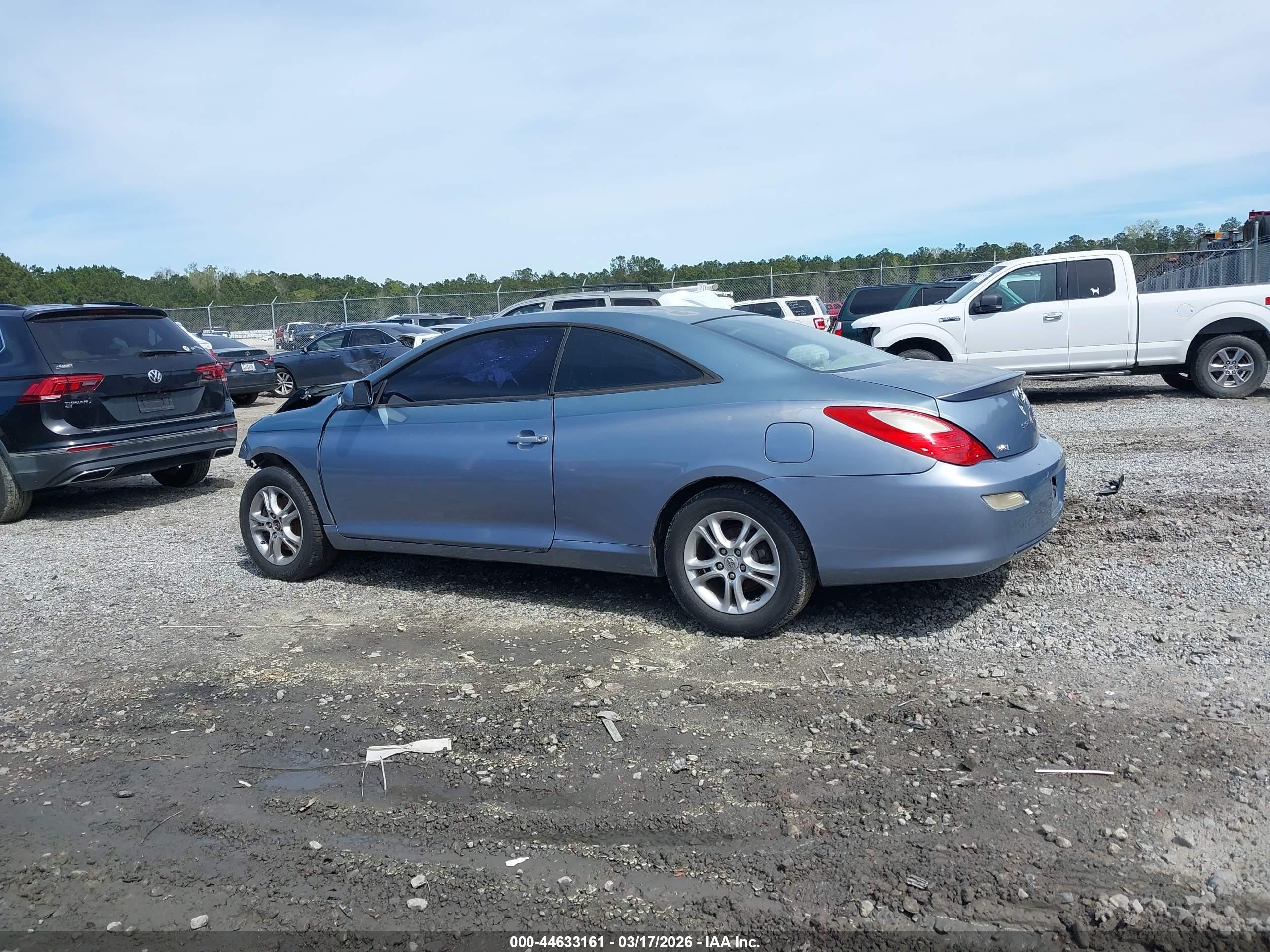 2008 Toyota Camry Solara Se Blue vin: 4T1CE30P48U762678