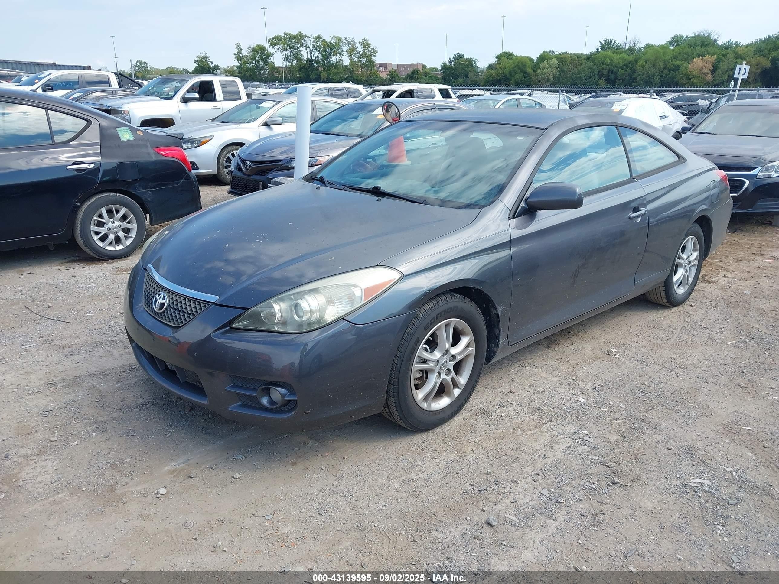 2008 Toyota Camry Solara Se Gray vin: 4T1CE30P48U762843