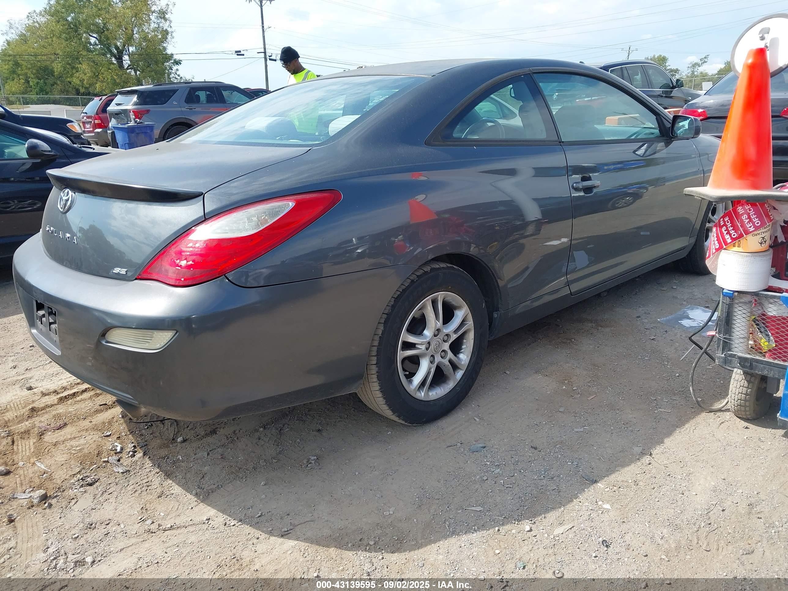 2008 Toyota Camry Solara Se Gray vin: 4T1CE30P48U762843