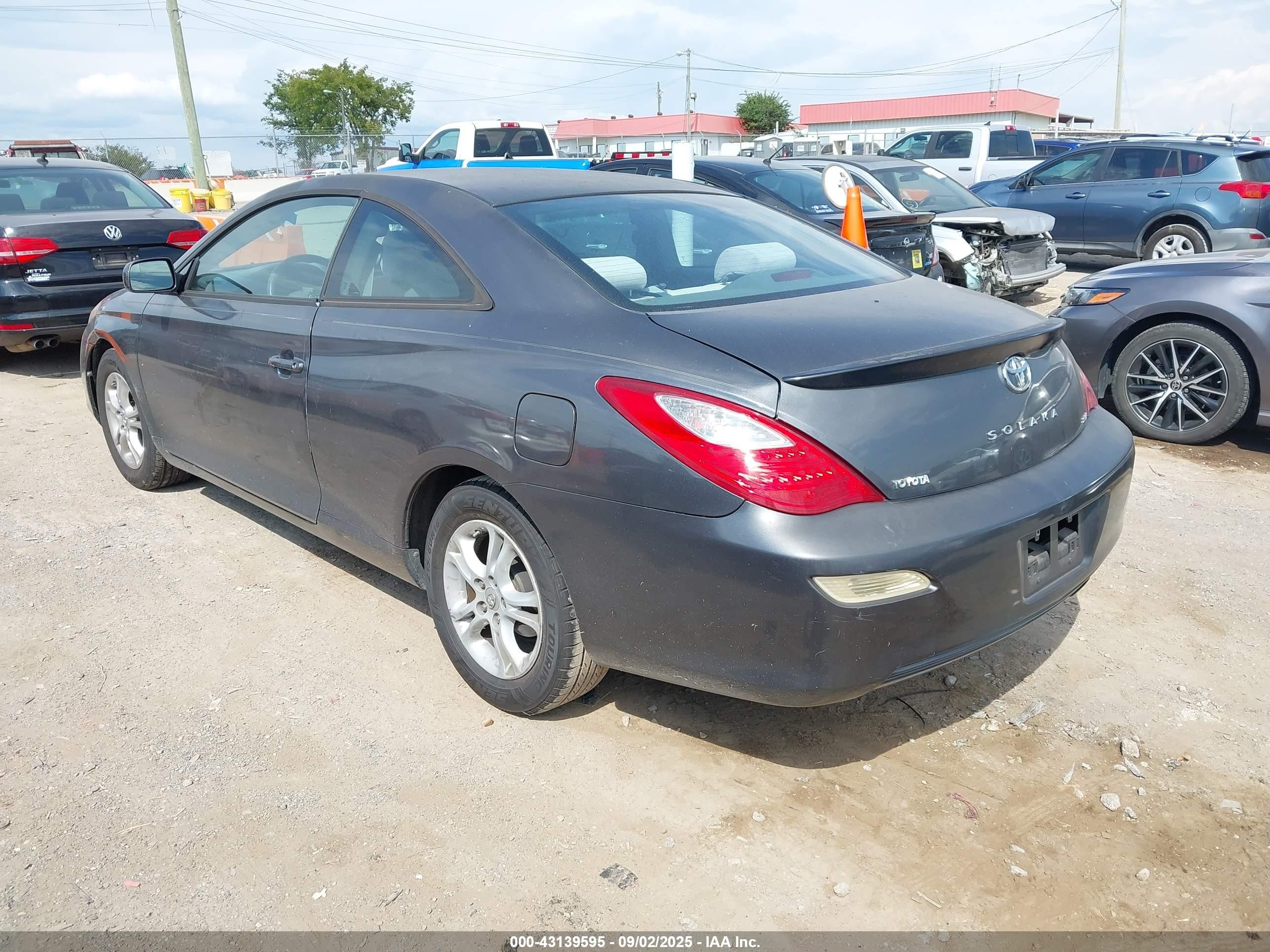2008 Toyota Camry Solara Se Gray vin: 4T1CE30P48U762843