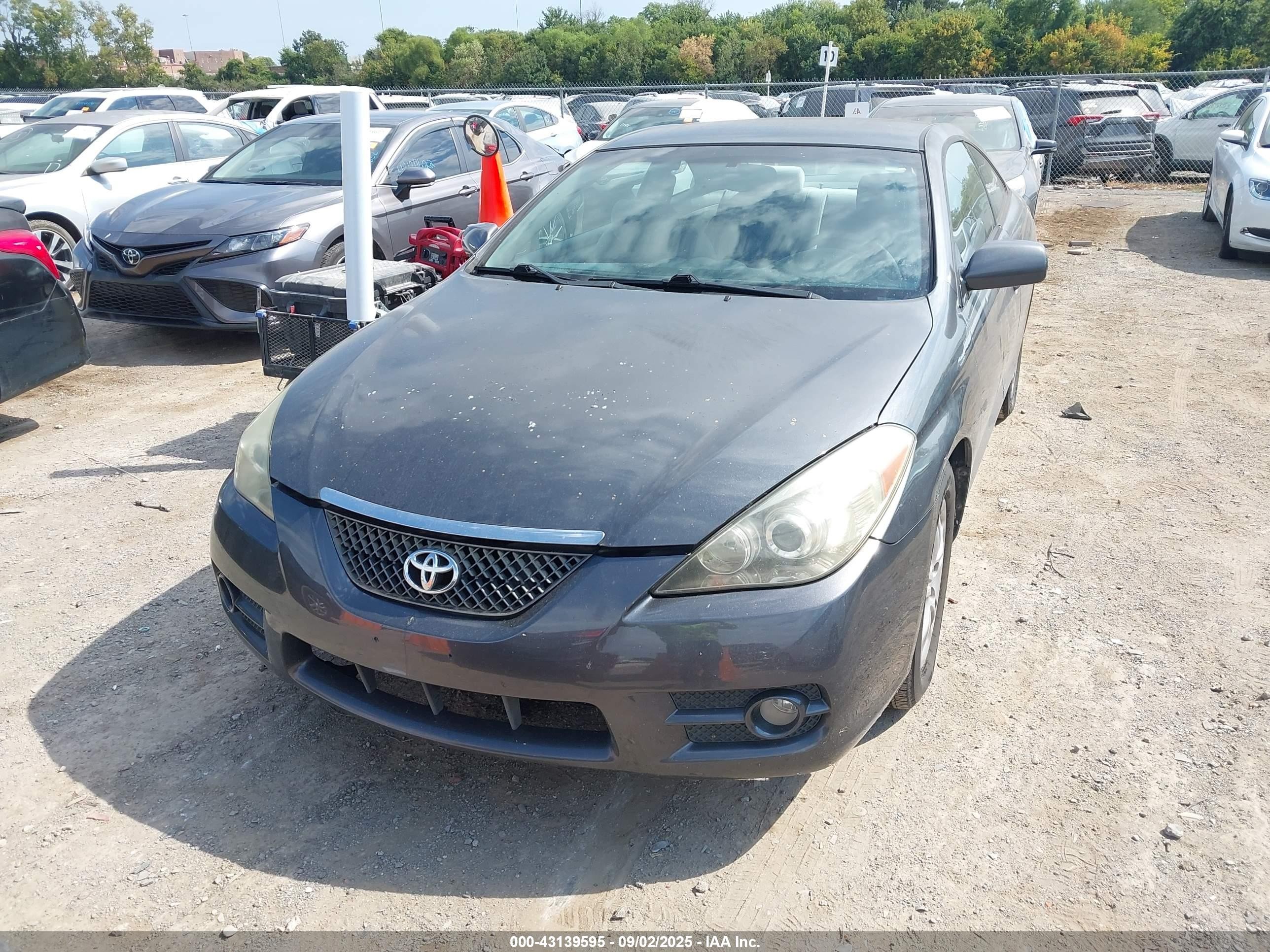 2008 Toyota Camry Solara Se Gray vin: 4T1CE30P48U762843