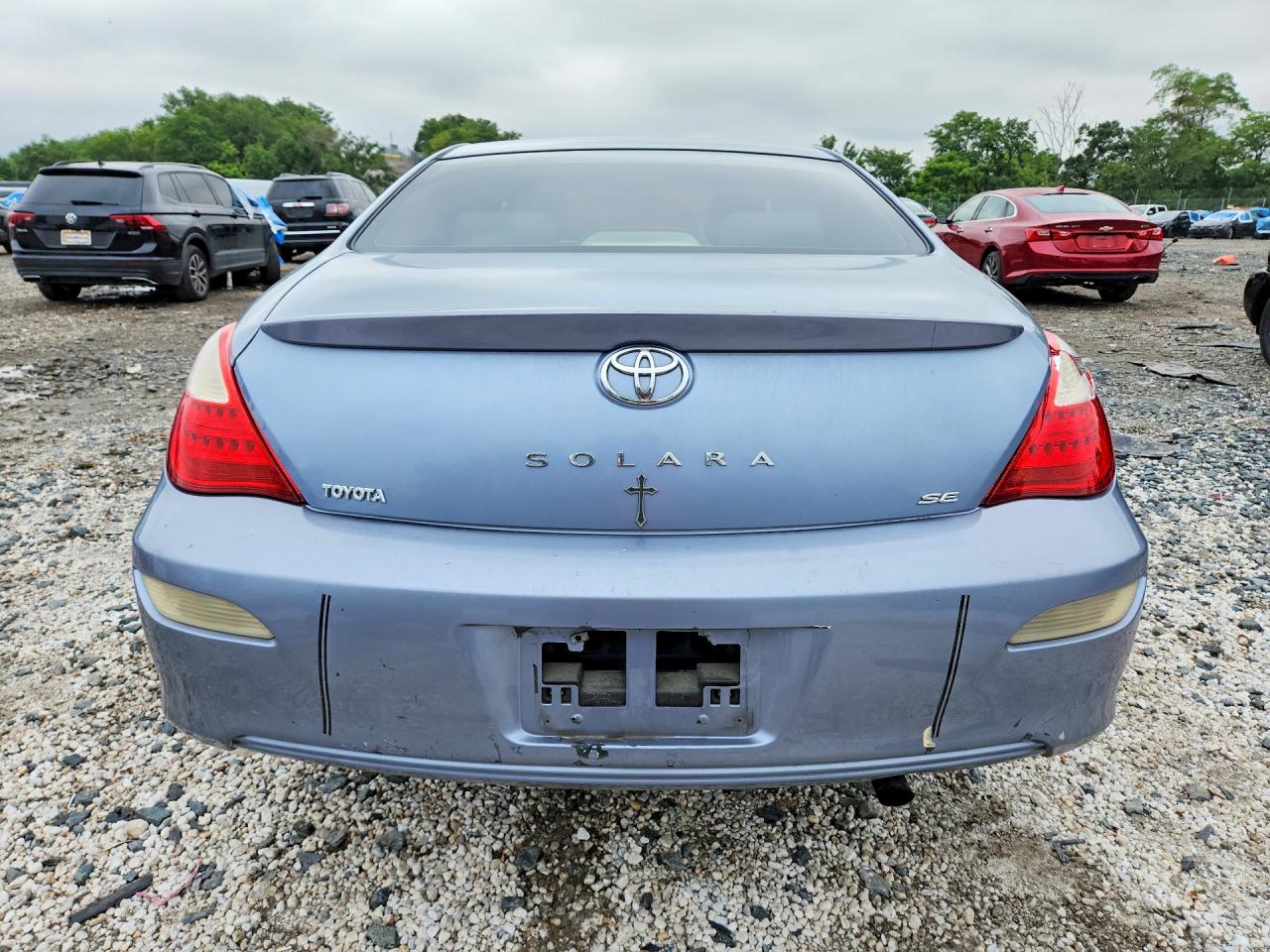 2007 Toyota Camry Solara Se Blue vin: 4T1CE30P57U753387