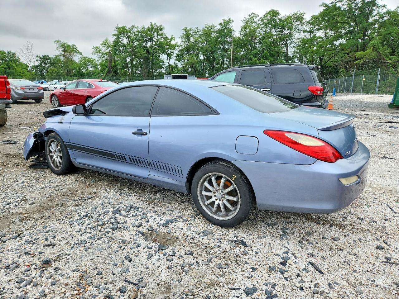 2007 Toyota Camry Solara Se Blue vin: 4T1CE30P57U753387