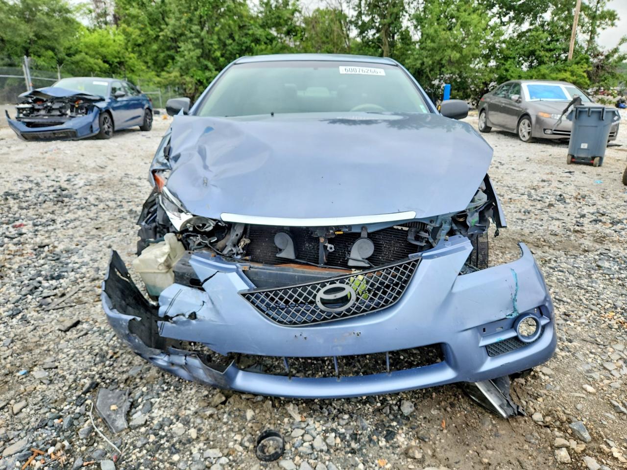 2007 Toyota Camry Solara Se Blue vin: 4T1CE30P57U753387