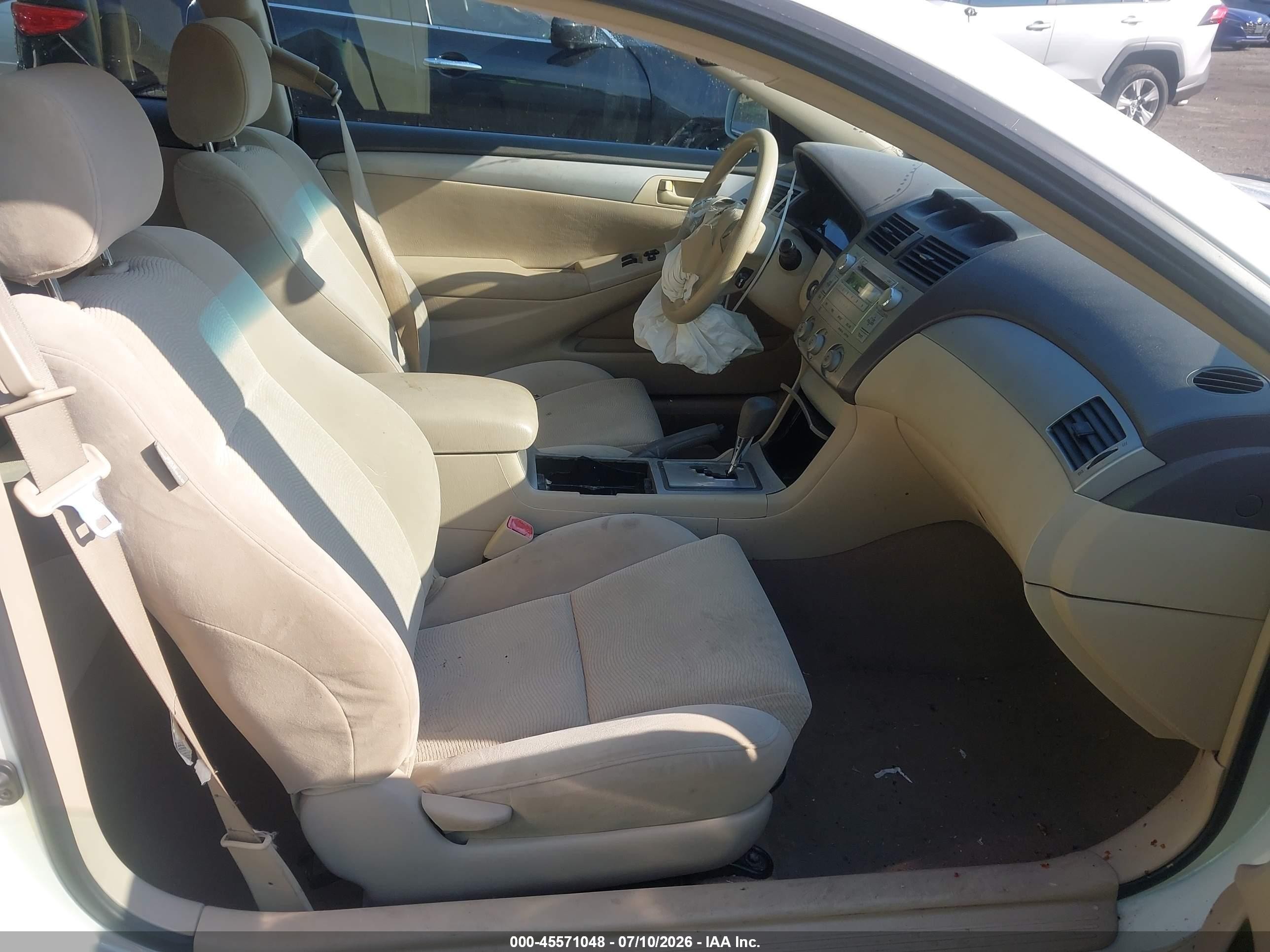 2007 Toyota Camry Solara Se White vin: 4T1CE30P57U756970