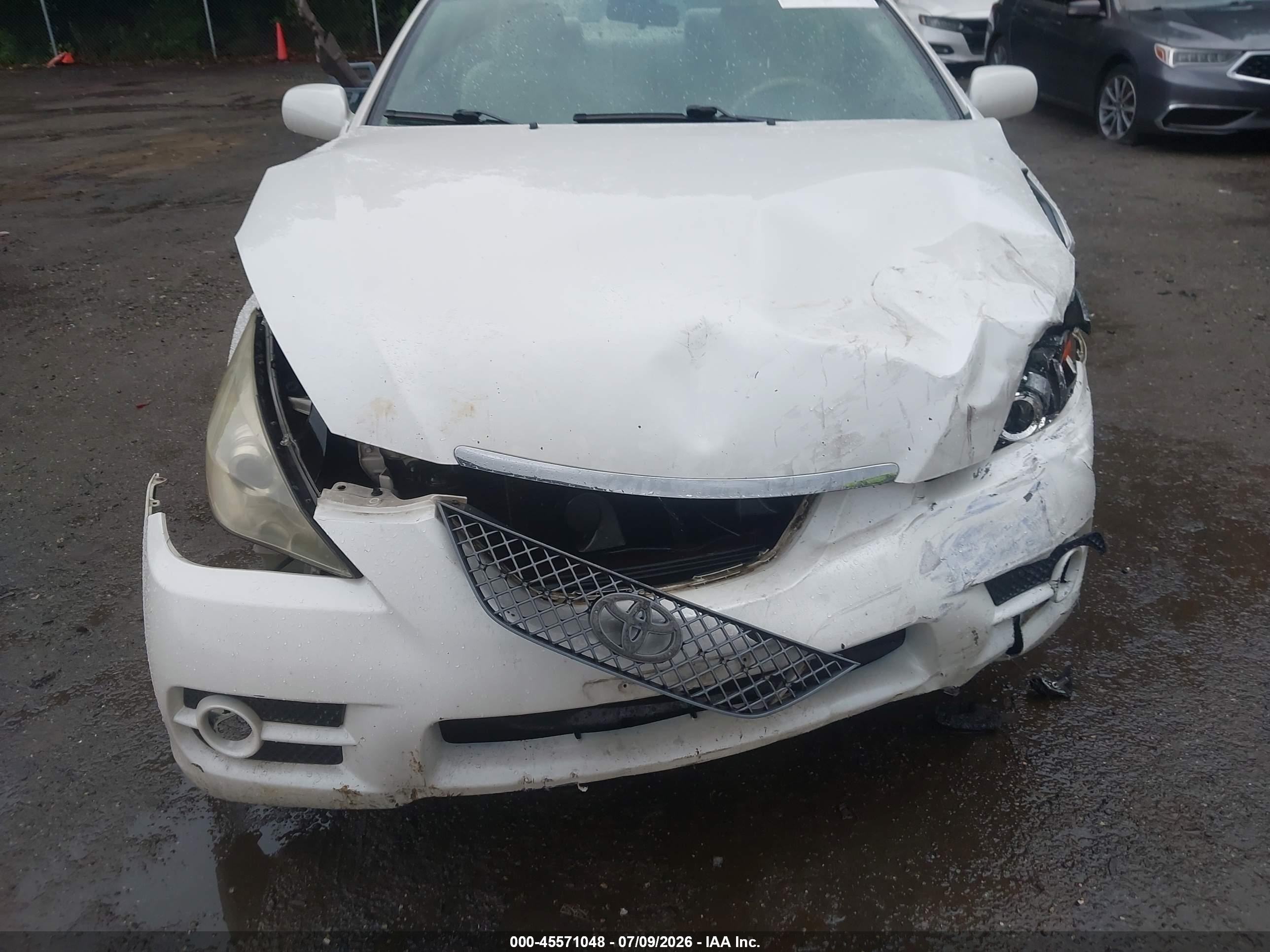 2007 Toyota Camry Solara Se White vin: 4T1CE30P57U756970