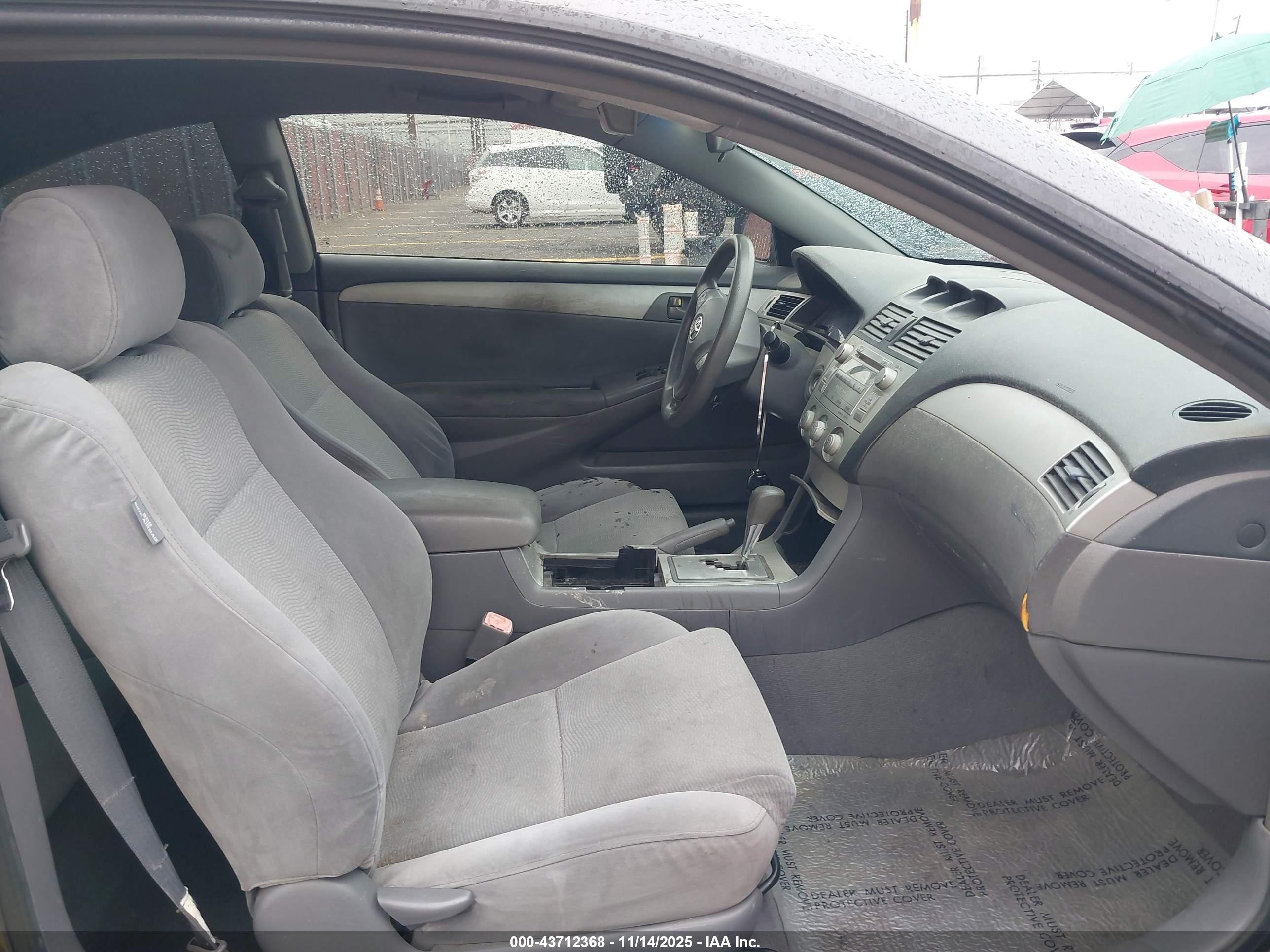 2008 Toyota Camry Solara Se Gray vin: 4T1CE30P58U763631