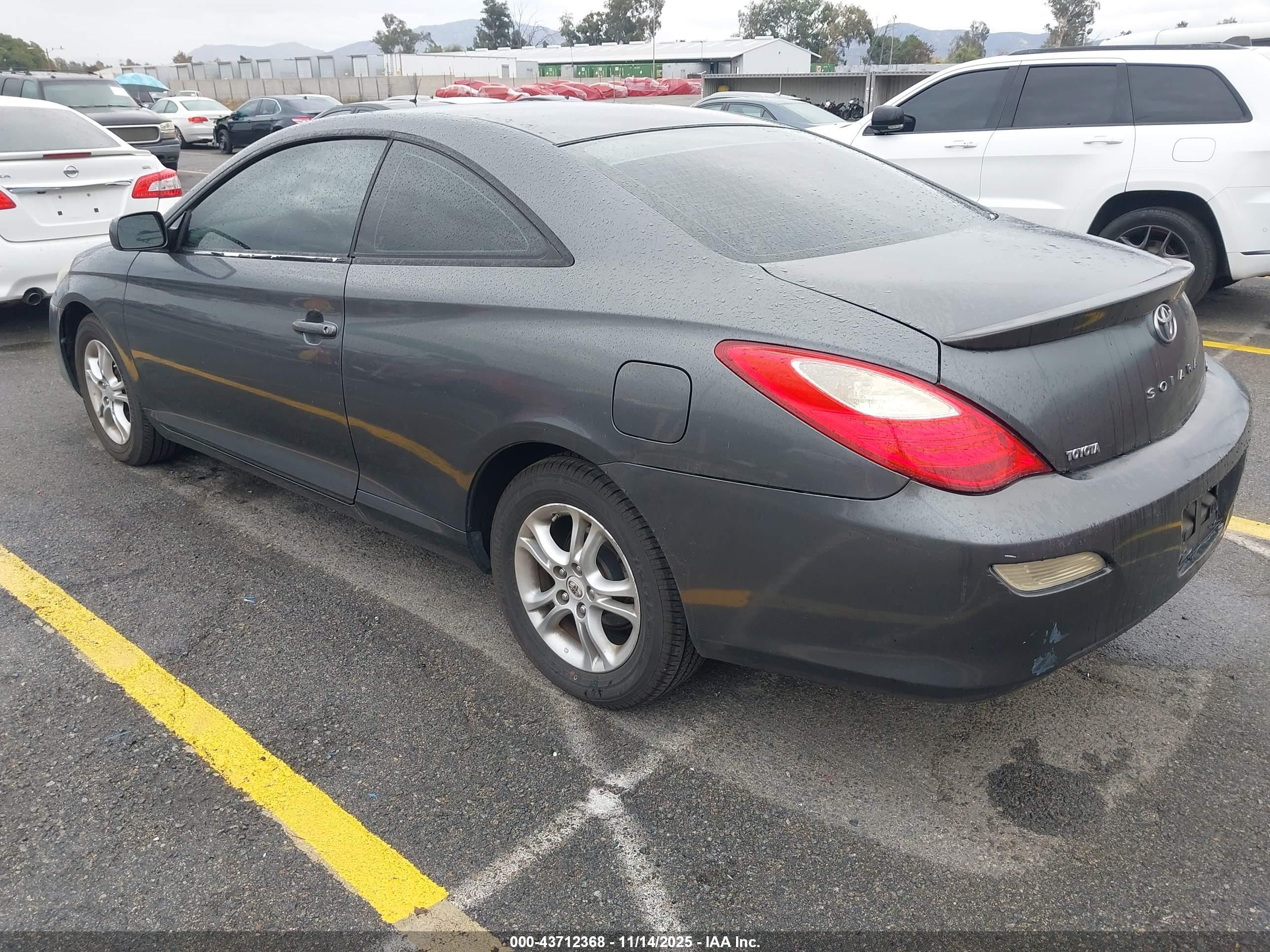 2008 Toyota Camry Solara Se Gray vin: 4T1CE30P58U763631