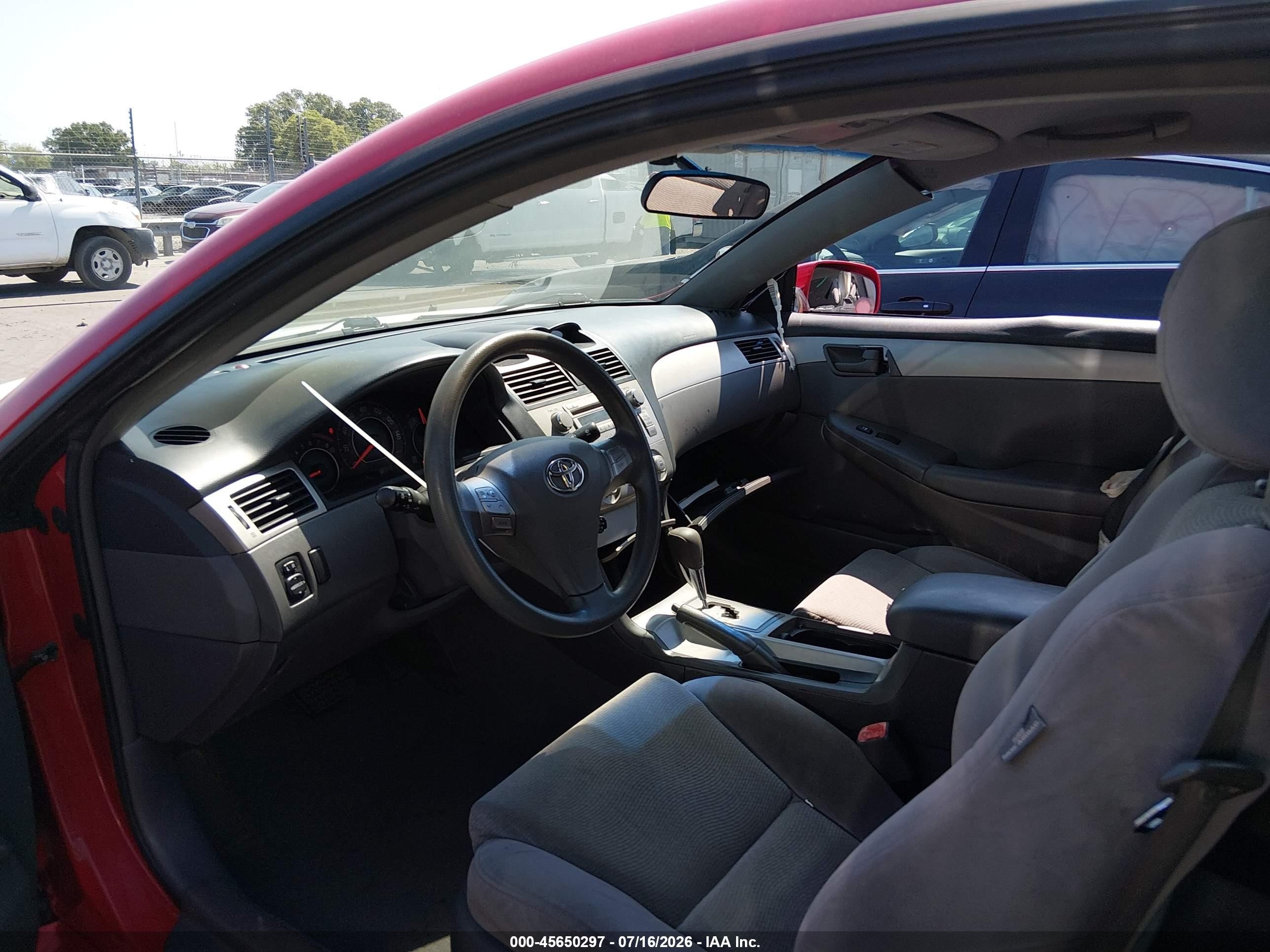 2008 Toyota Camry Solara Se Red vin: 4T1CE30P58U766366