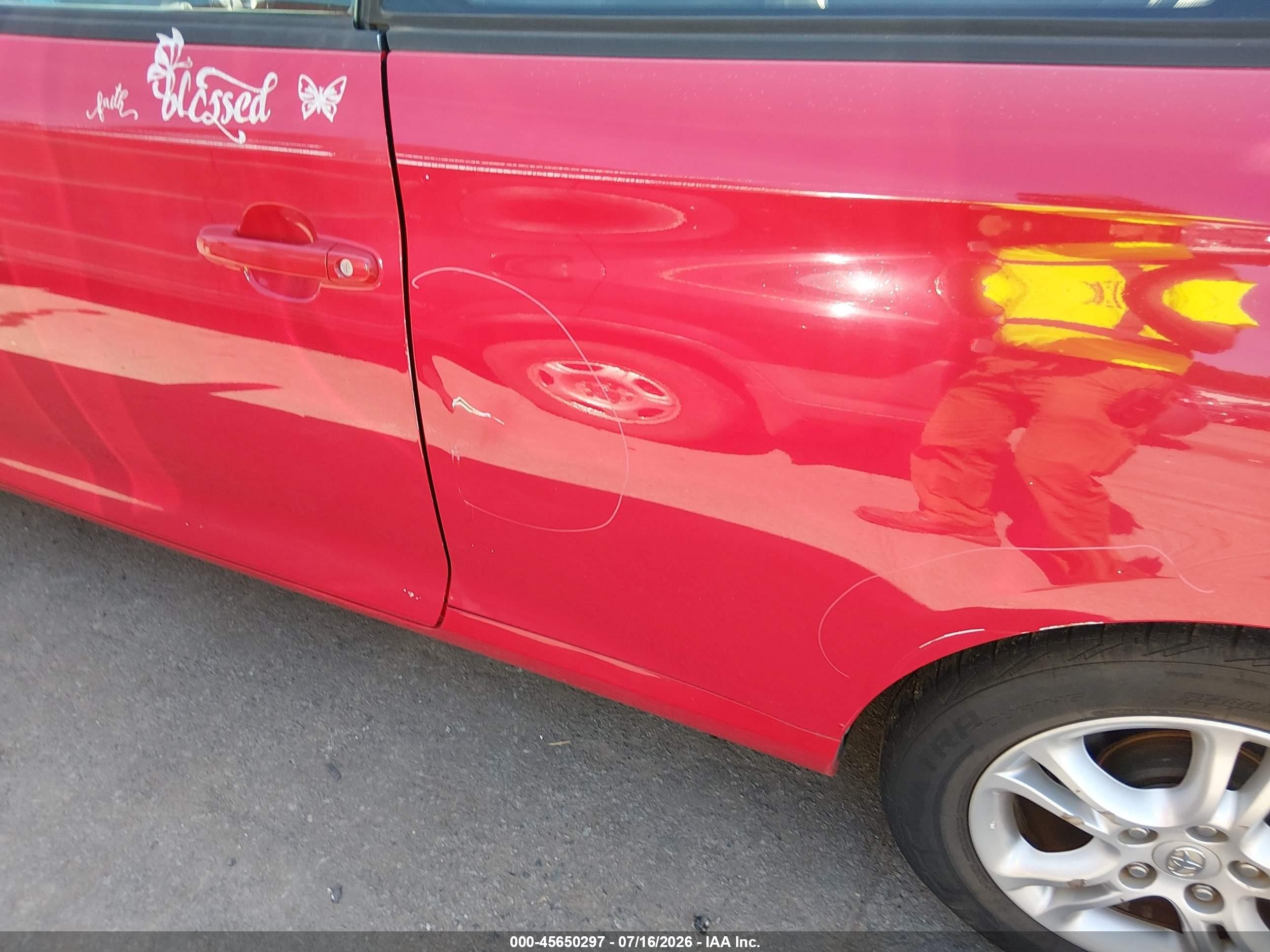 2008 Toyota Camry Solara Se Red vin: 4T1CE30P58U766366