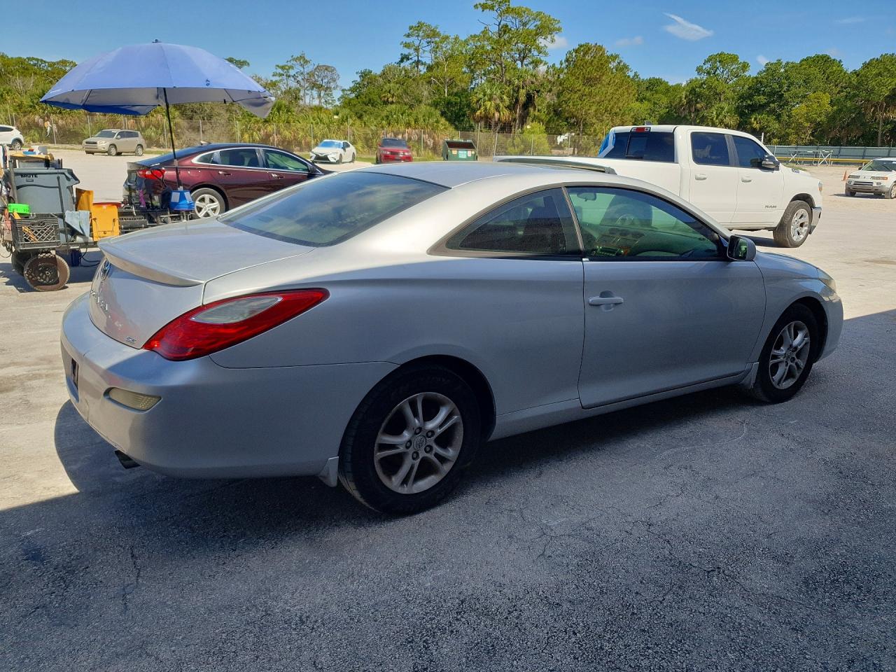 2008 Toyota Camry Solara Se Silver vin: 4T1CE30P58U766979