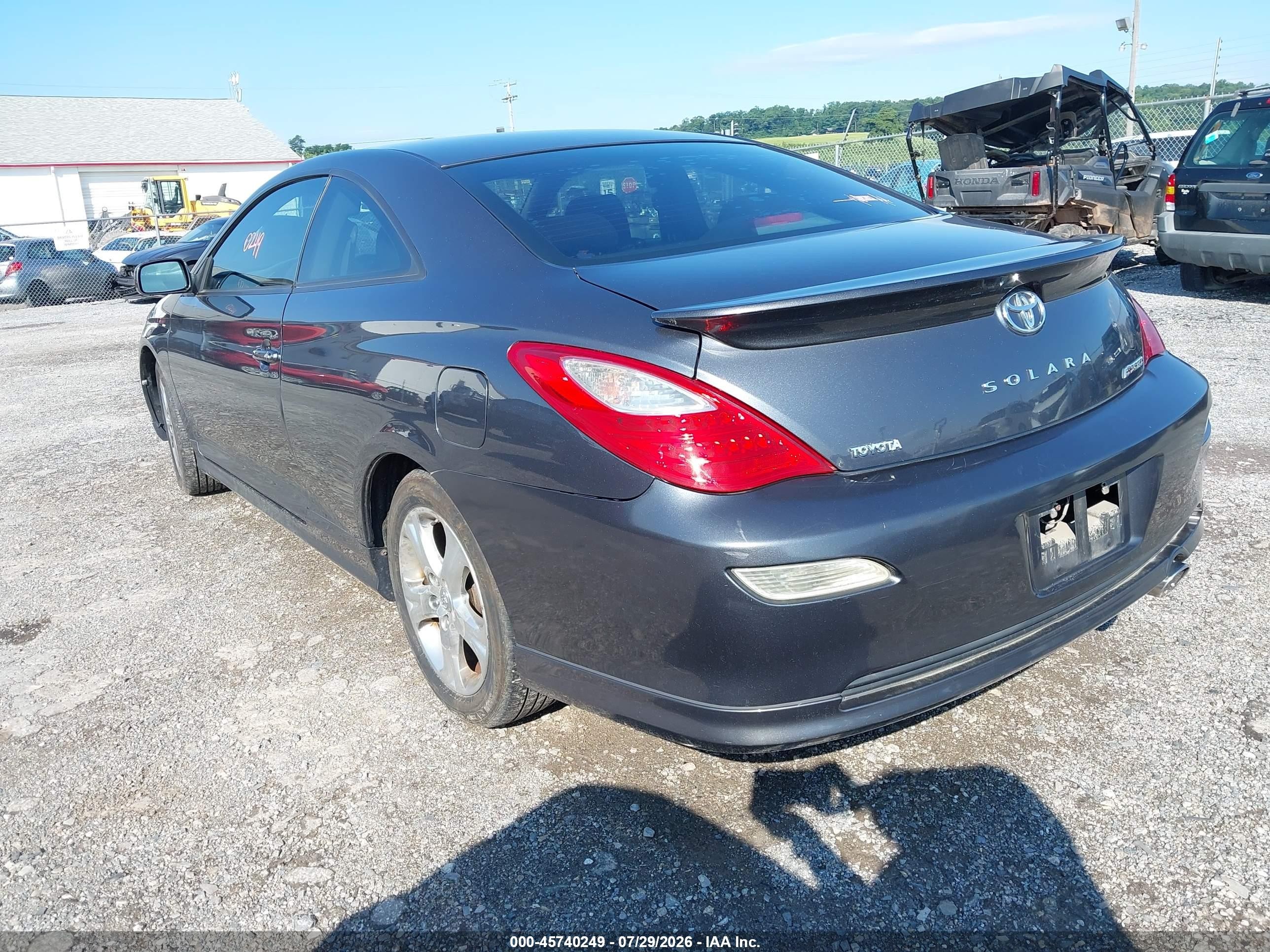 2008 Toyota Camry Solara Sport Gray vin: 4T1CE30P68U761676