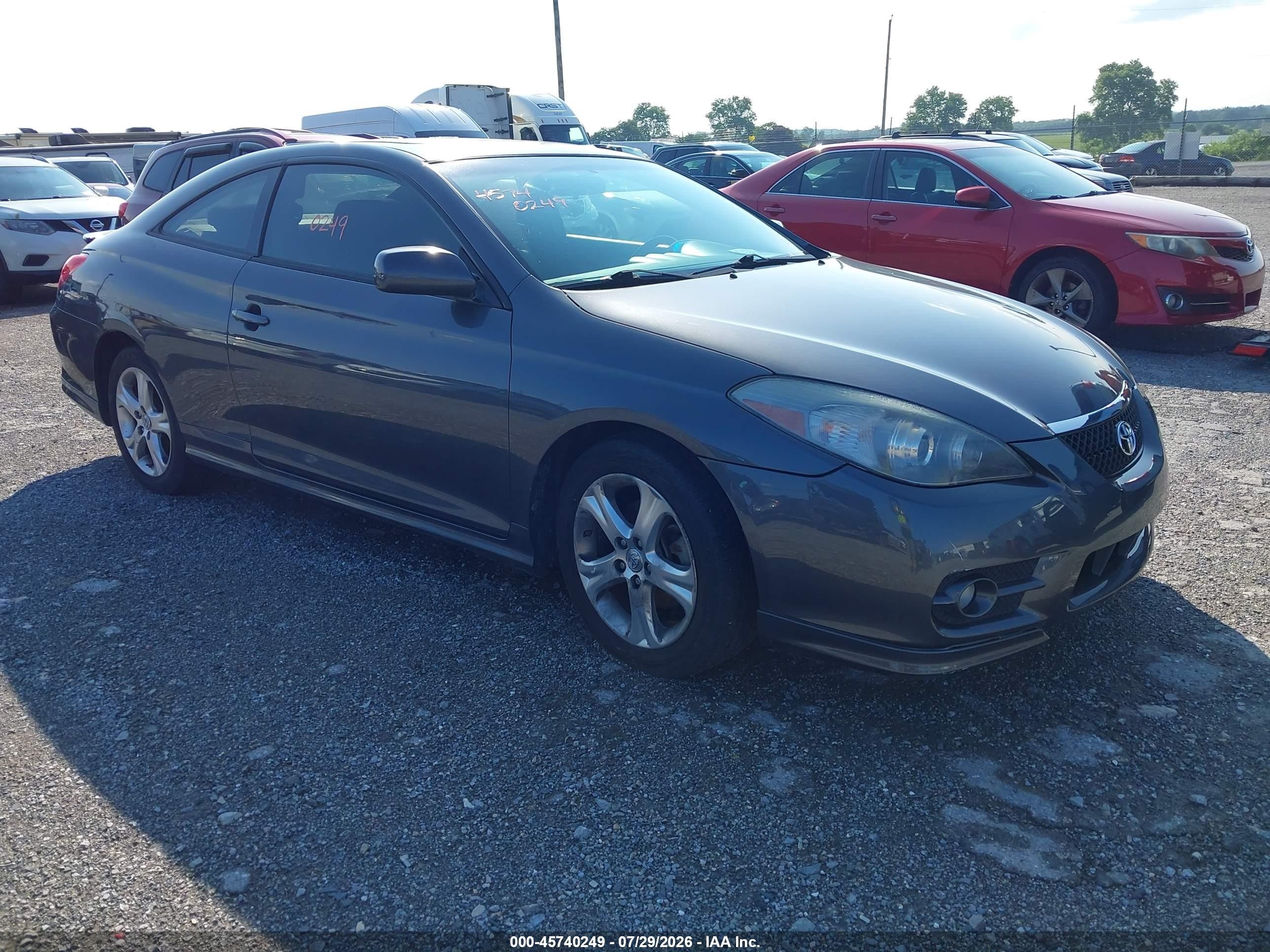 2008 Toyota Camry Solara Sport Gray vin: 4T1CE30P68U761676