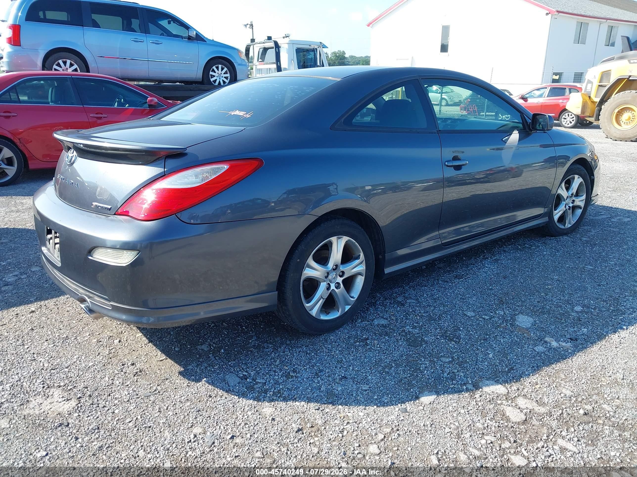 2008 Toyota Camry Solara Sport Gray vin: 4T1CE30P68U761676