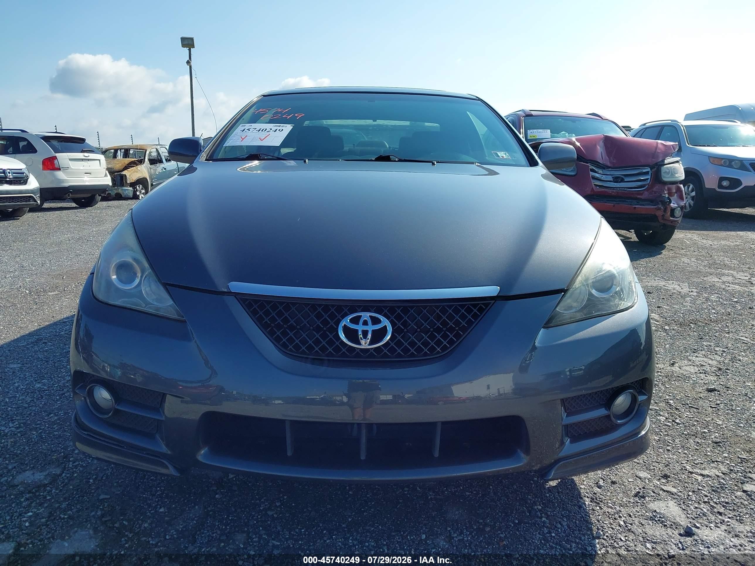 2008 Toyota Camry Solara Sport Gray vin: 4T1CE30P68U761676