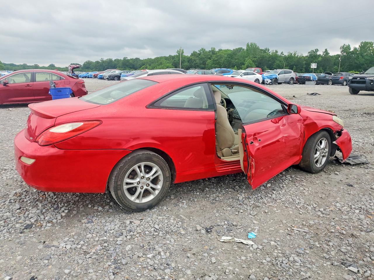 2008 Toyota Camry Solara Se Красный vin: 4T1CE30P68U762648