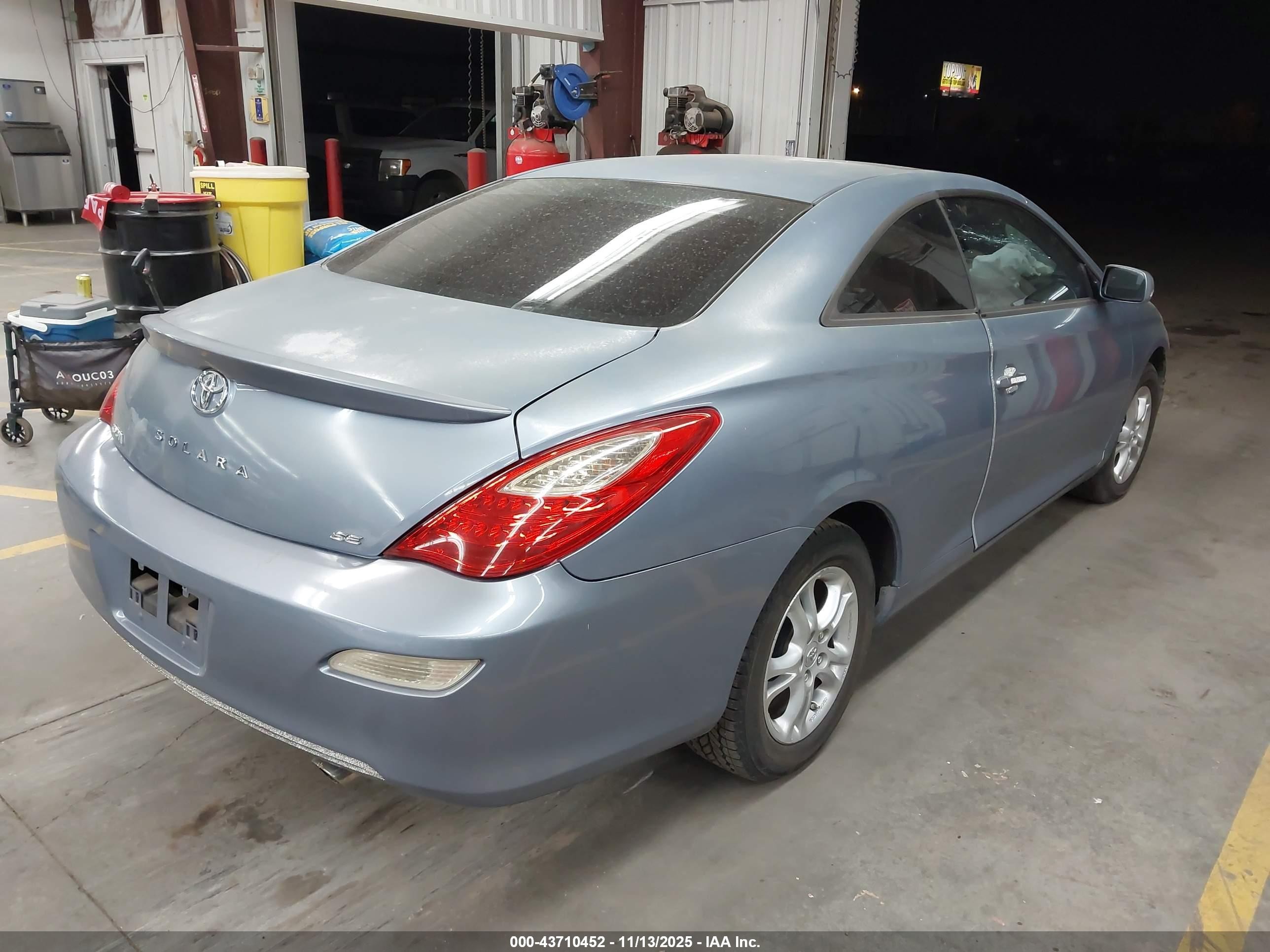 2008 Toyota Camry Solara Se Blue vin: 4T1CE30P68U763346