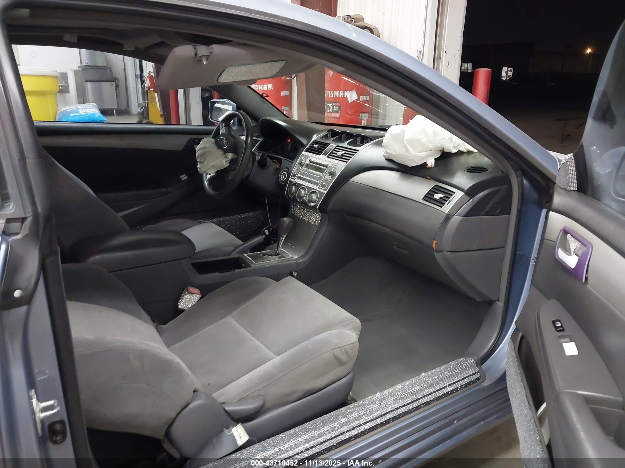 2008 Toyota Camry Solara Se Blue vin: 4T1CE30P68U763346
