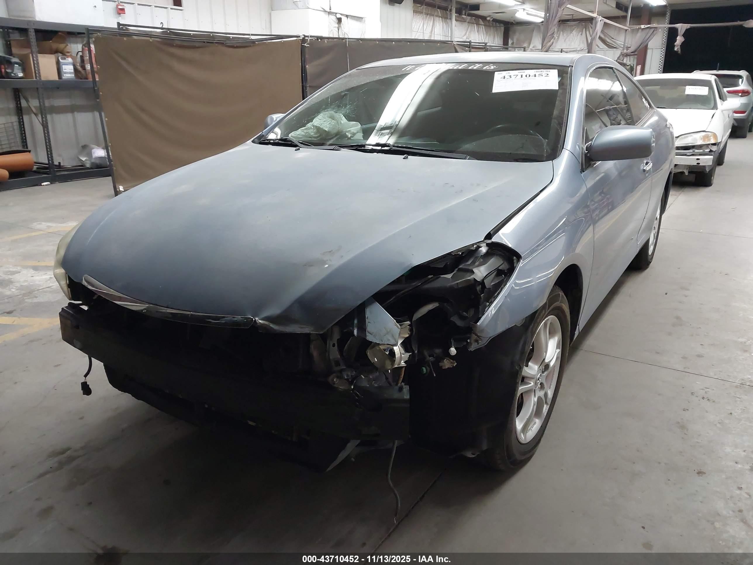 2008 Toyota Camry Solara Se Blue vin: 4T1CE30P68U763346
