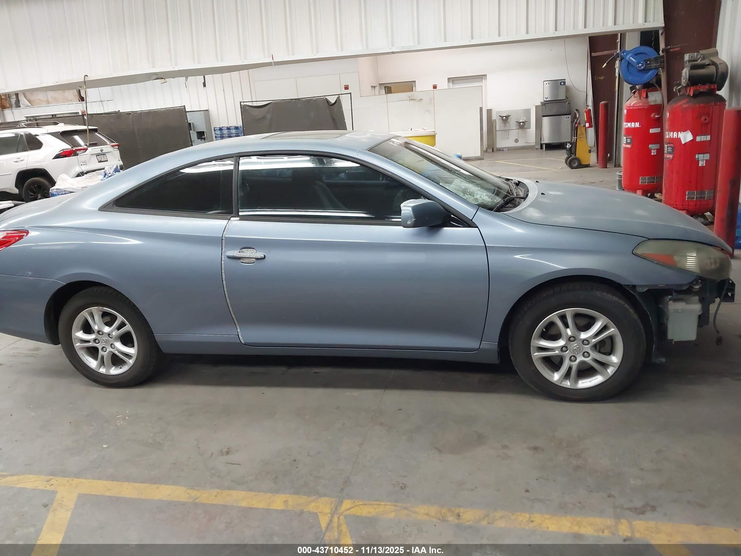 2008 Toyota Camry Solara Se Blue vin: 4T1CE30P68U763346