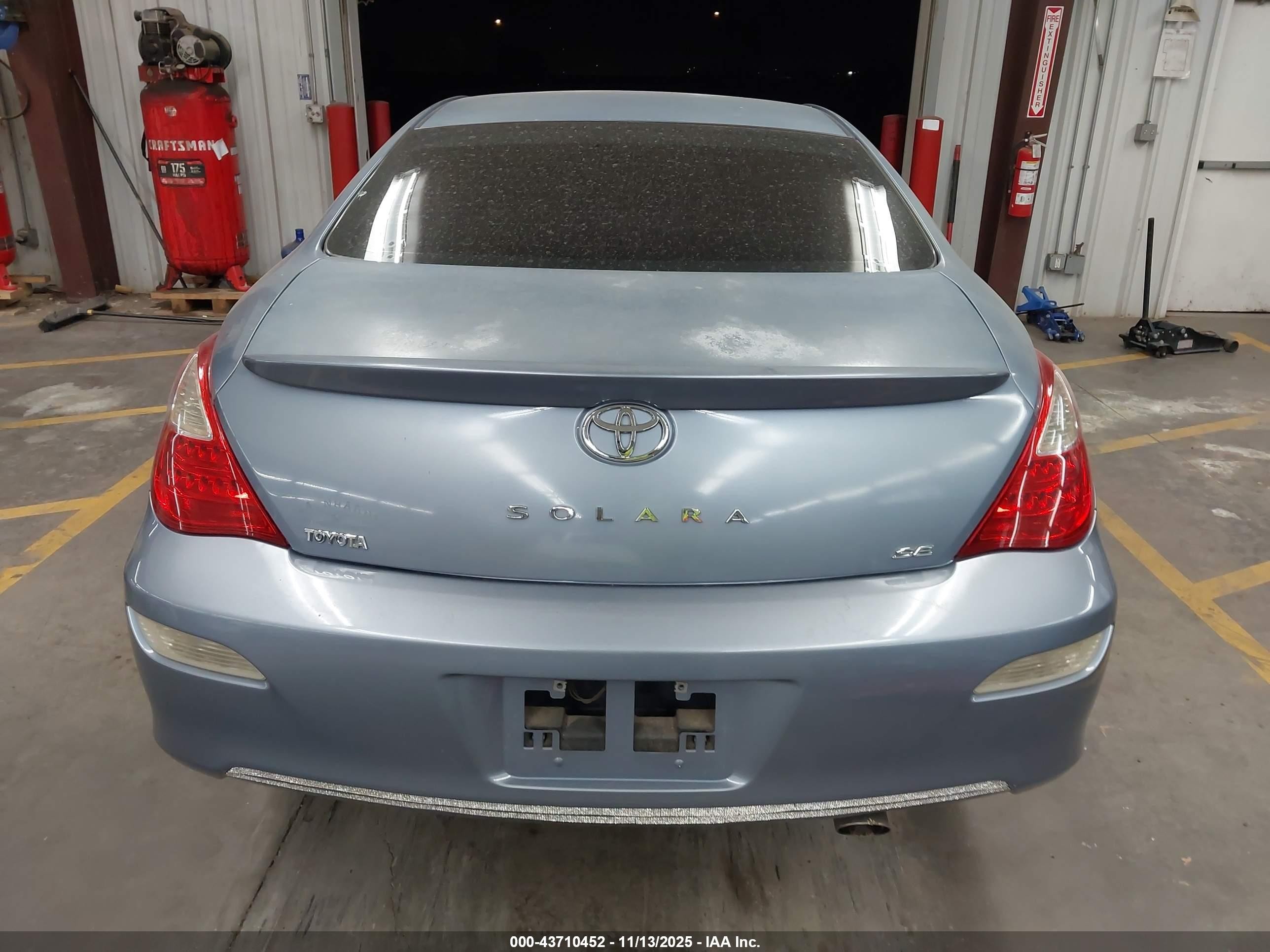 2008 Toyota Camry Solara Se Blue vin: 4T1CE30P68U763346