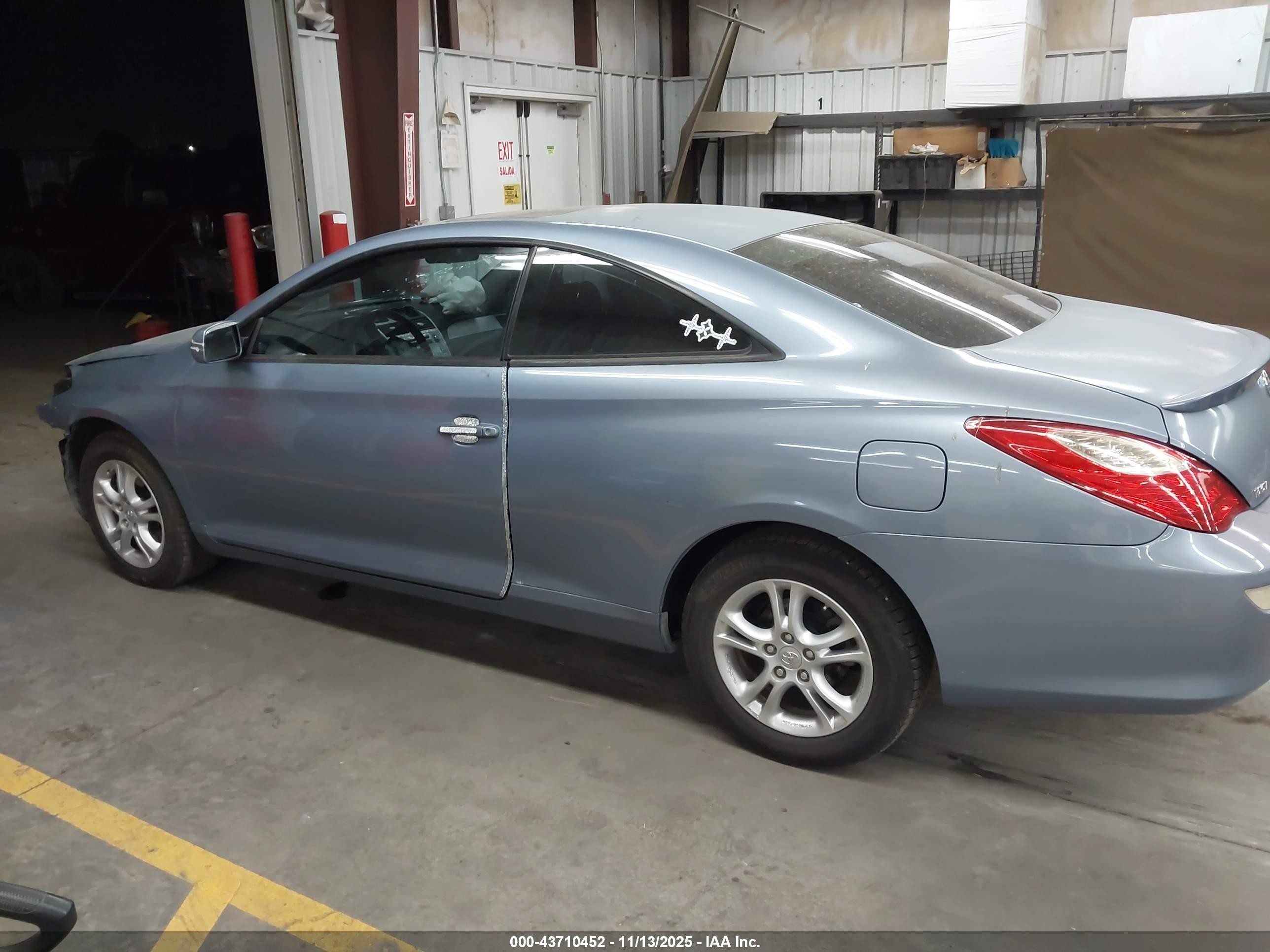 2008 Toyota Camry Solara Se Blue vin: 4T1CE30P68U763346