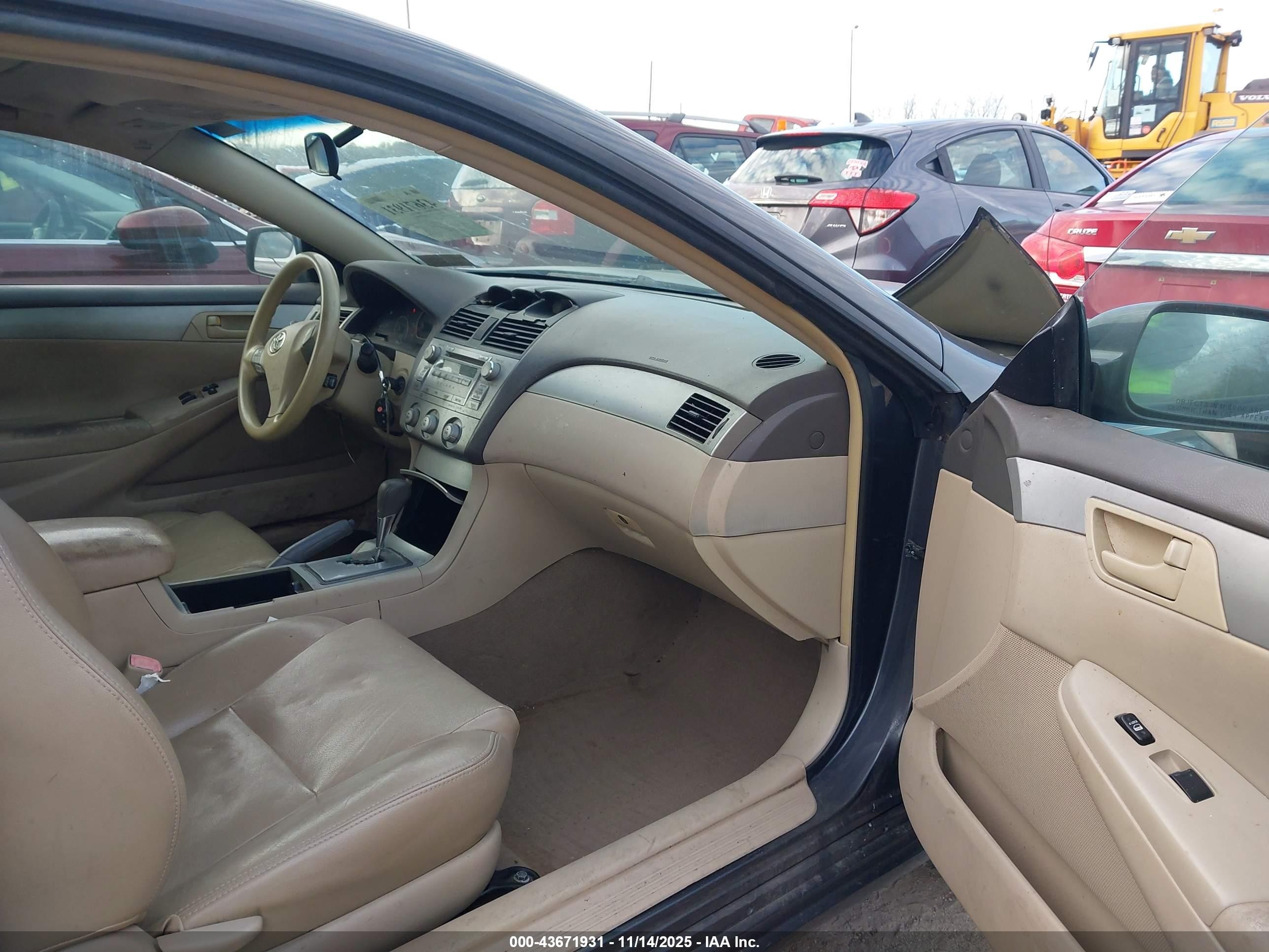 2008 Toyota Camry Solara Se Gray vin: 4T1CE30P68U766800