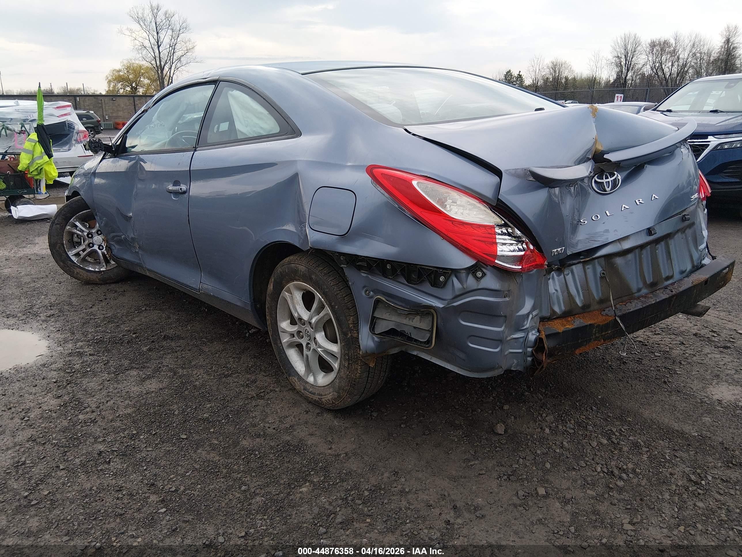 2008 Toyota Camry Solara Se Light Blue vin: 4T1CE30P68U767090