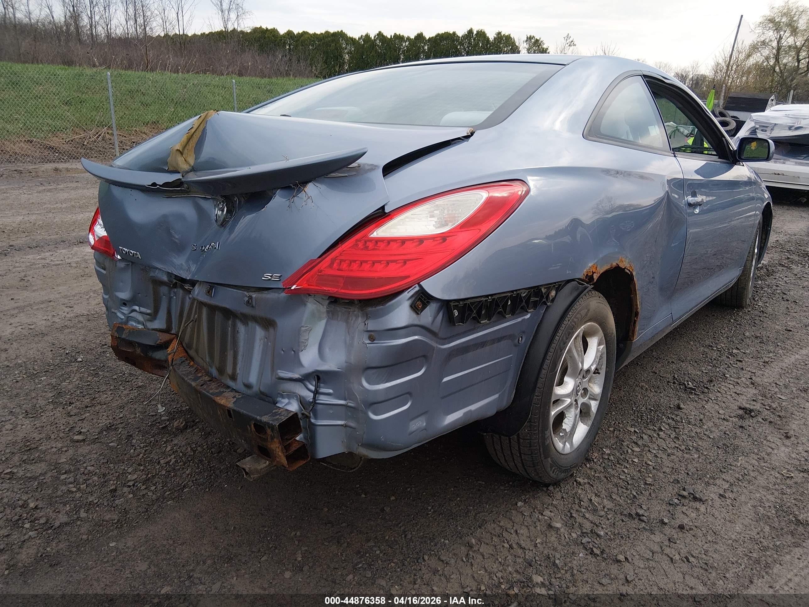 2008 Toyota Camry Solara Se Light Blue vin: 4T1CE30P68U767090