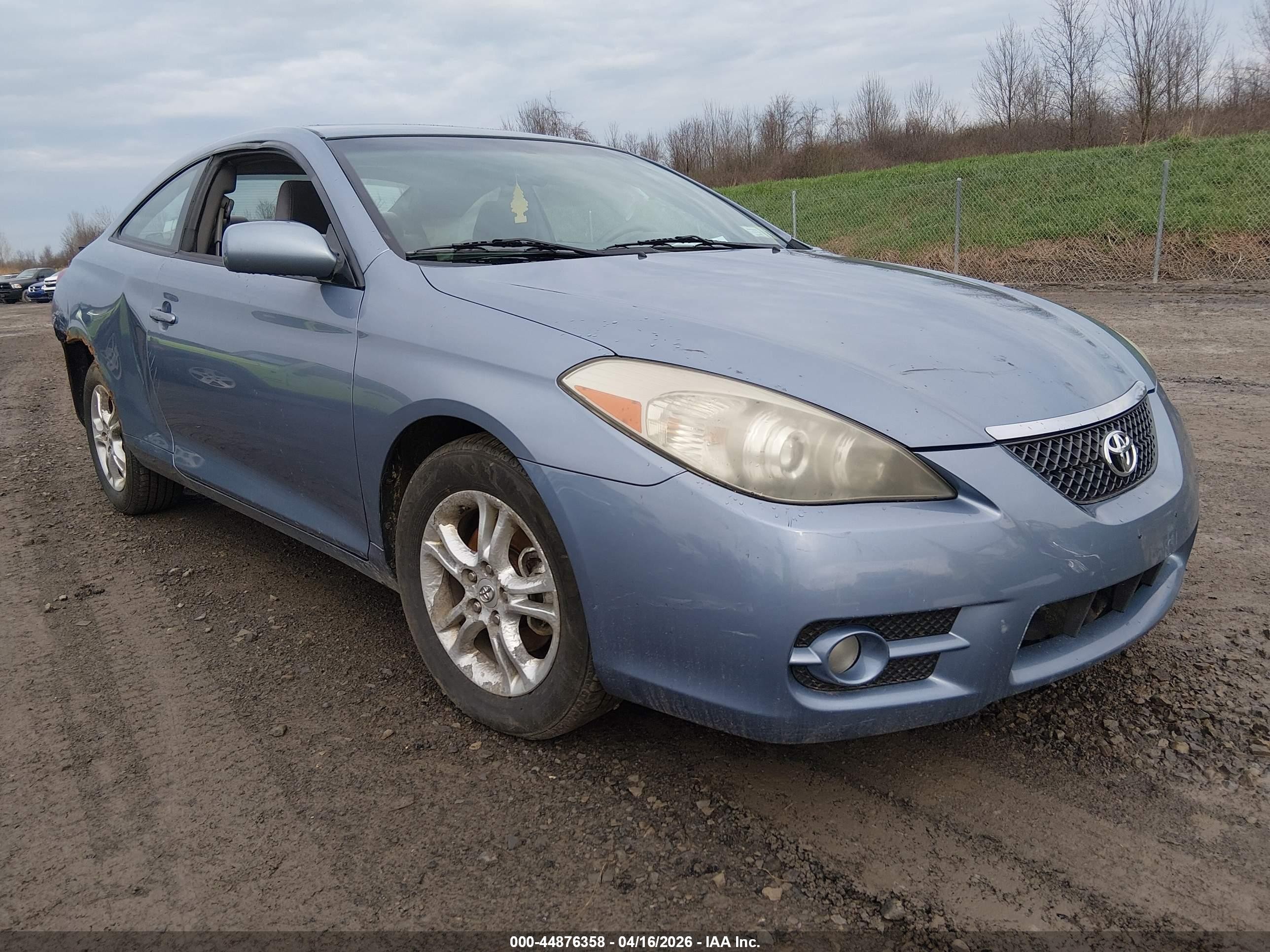 2008 Toyota Camry Solara Se Light Blue vin: 4T1CE30P68U767090