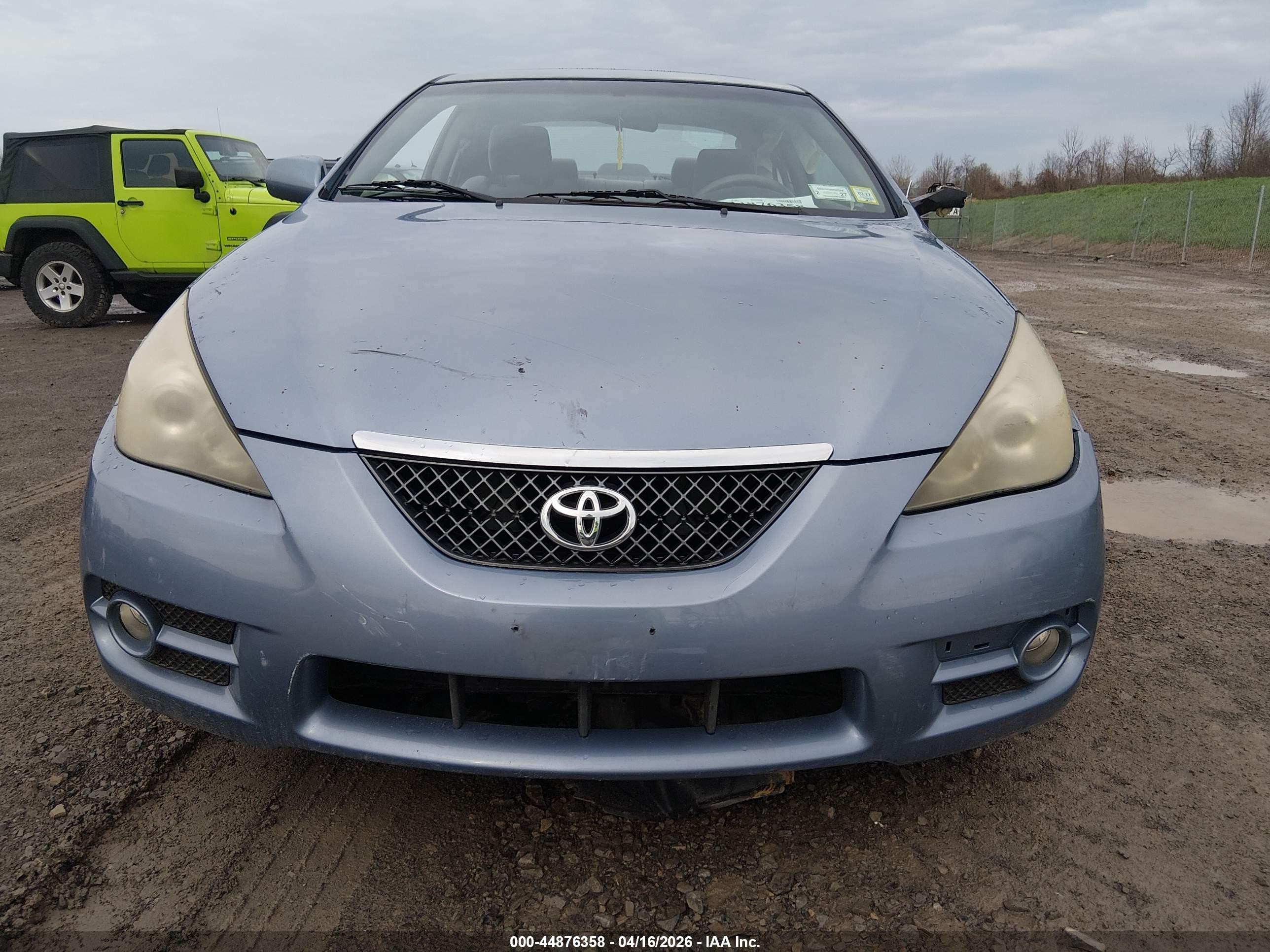 2008 Toyota Camry Solara Se Light Blue vin: 4T1CE30P68U767090
