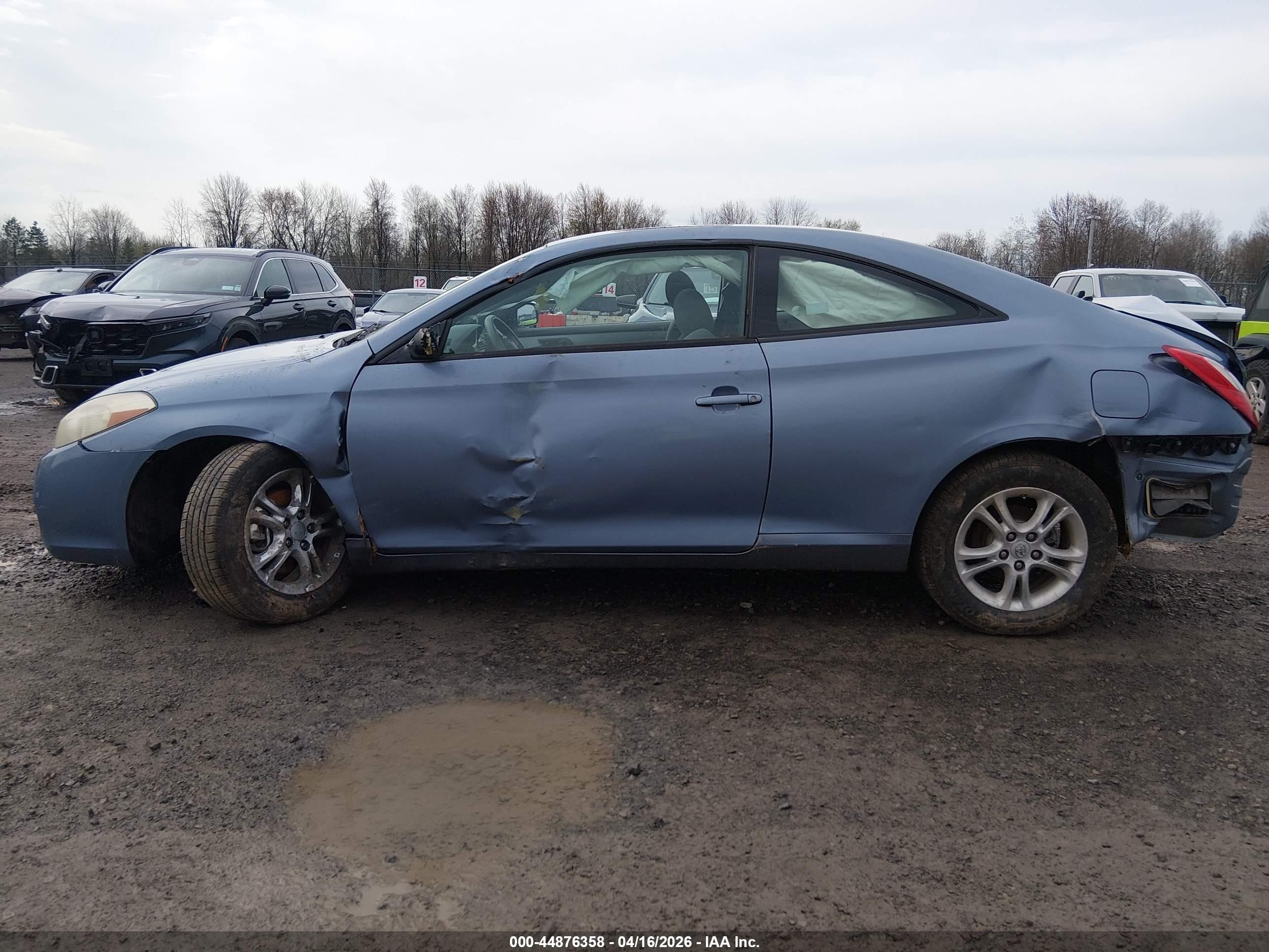 2008 Toyota Camry Solara Se Light Blue vin: 4T1CE30P68U767090