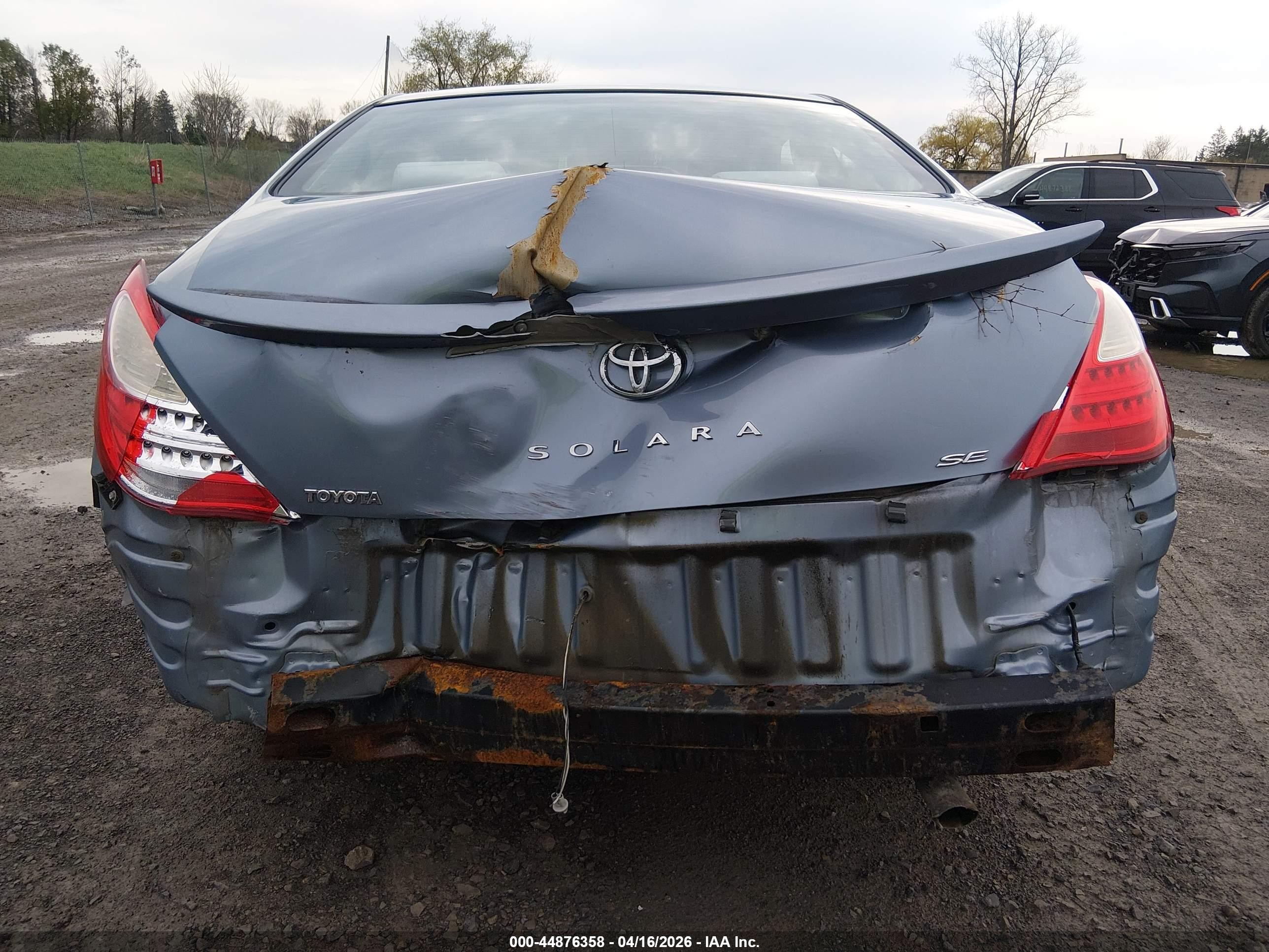 2008 Toyota Camry Solara Se Light Blue vin: 4T1CE30P68U767090