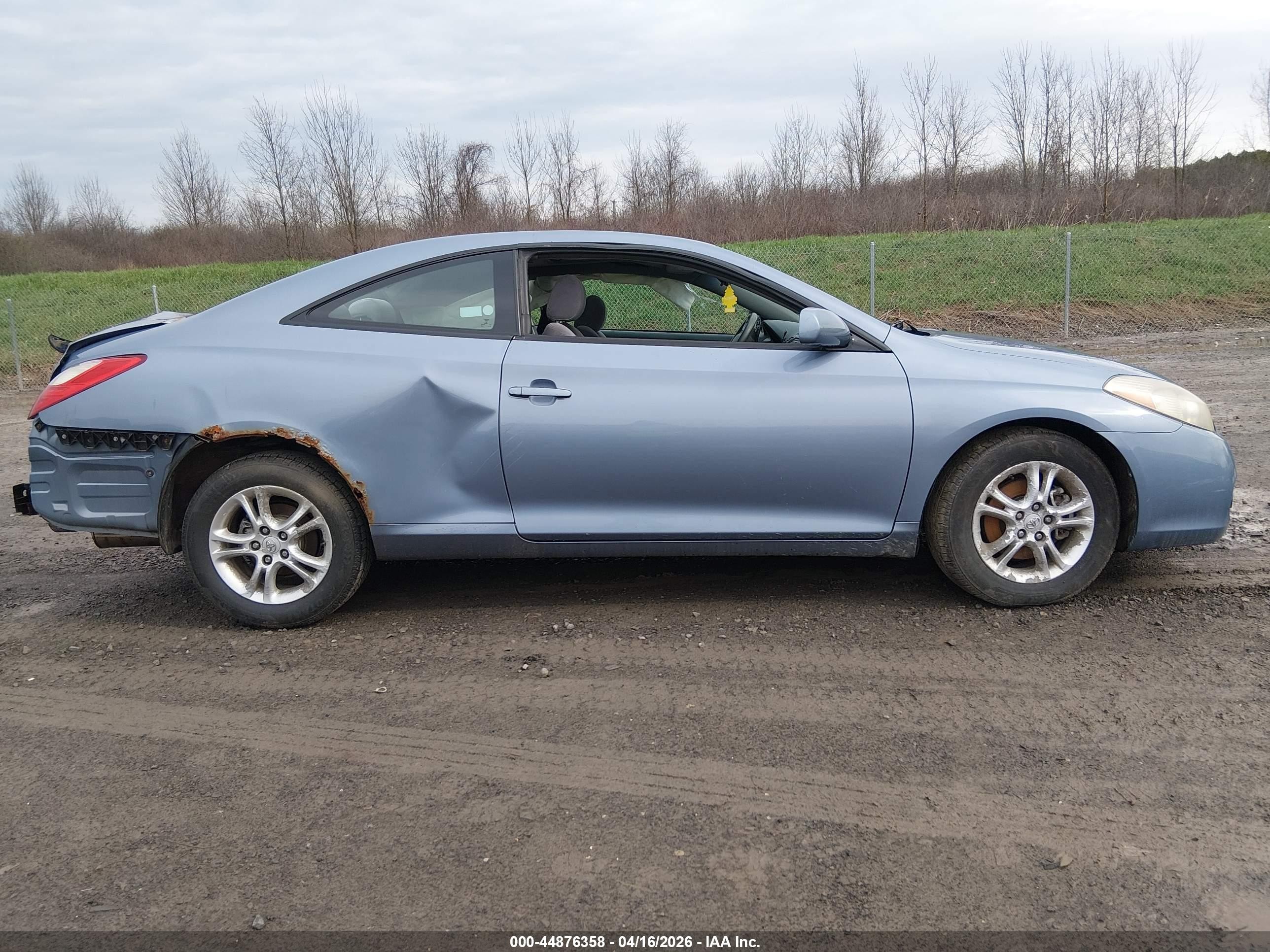 2008 Toyota Camry Solara Se Light Blue vin: 4T1CE30P68U767090