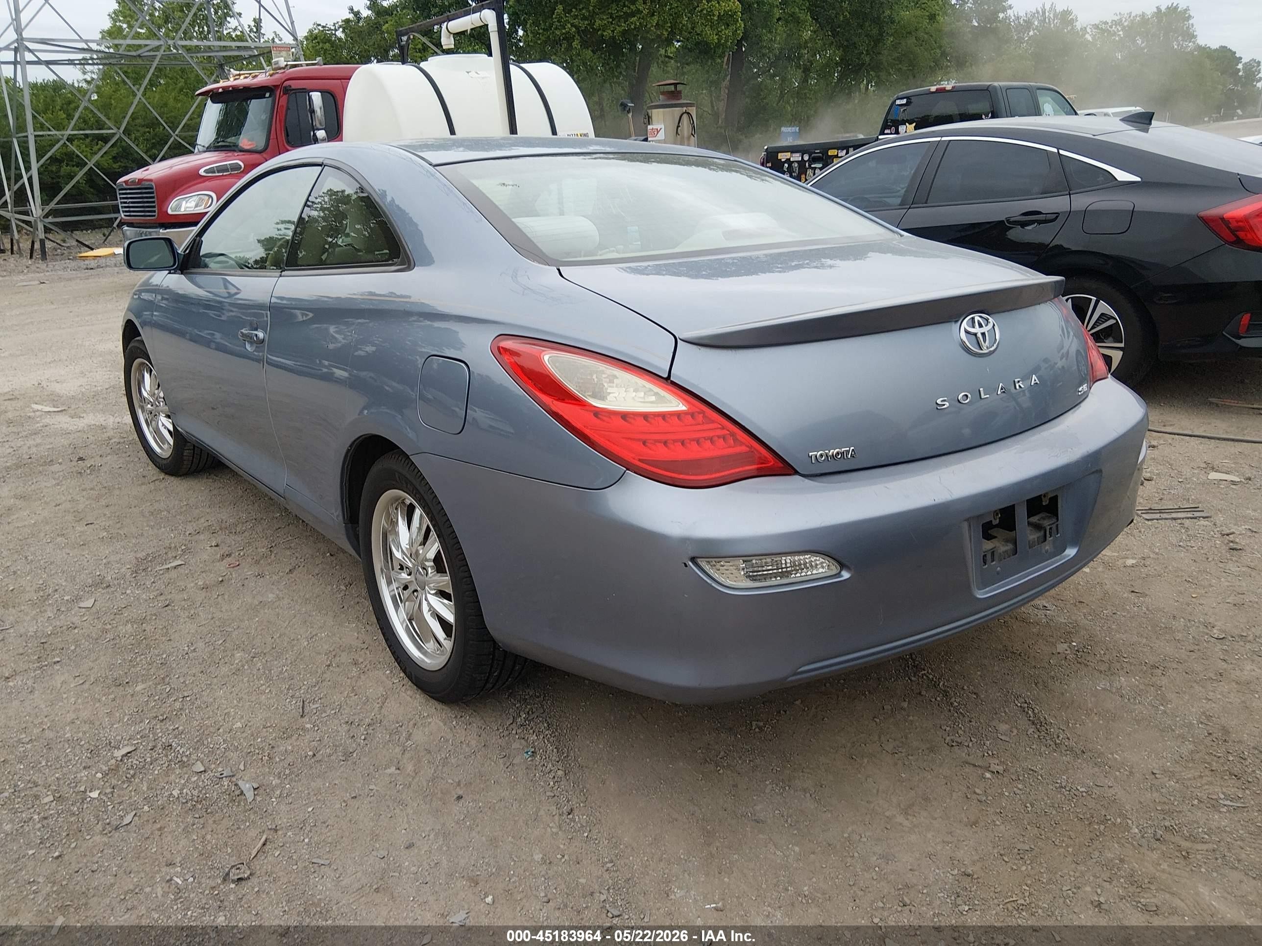 2007 Toyota Camry Solara Se Light Blue vin: 4T1CE30P77U752659