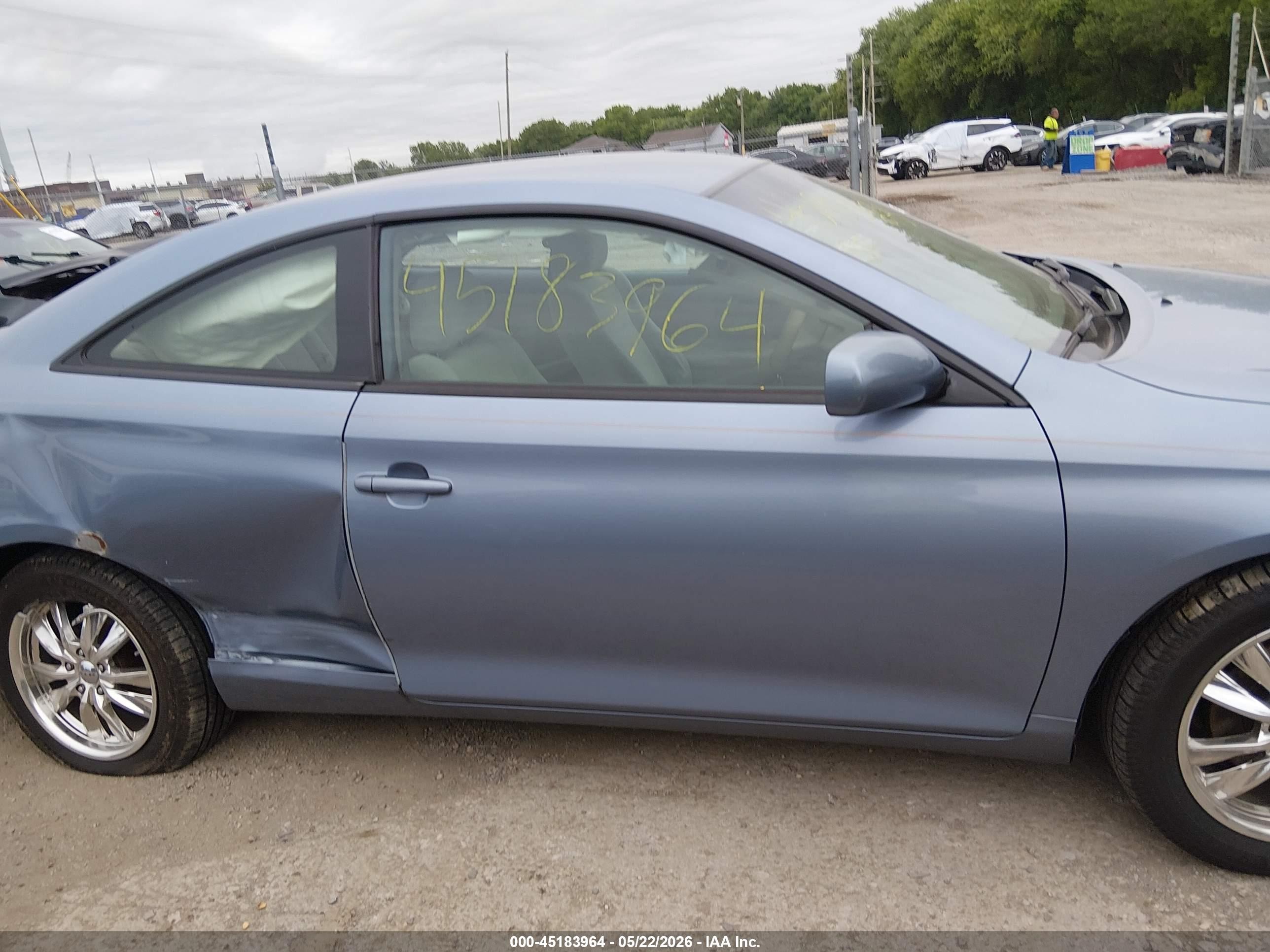 2007 Toyota Camry Solara Se Light Blue vin: 4T1CE30P77U752659