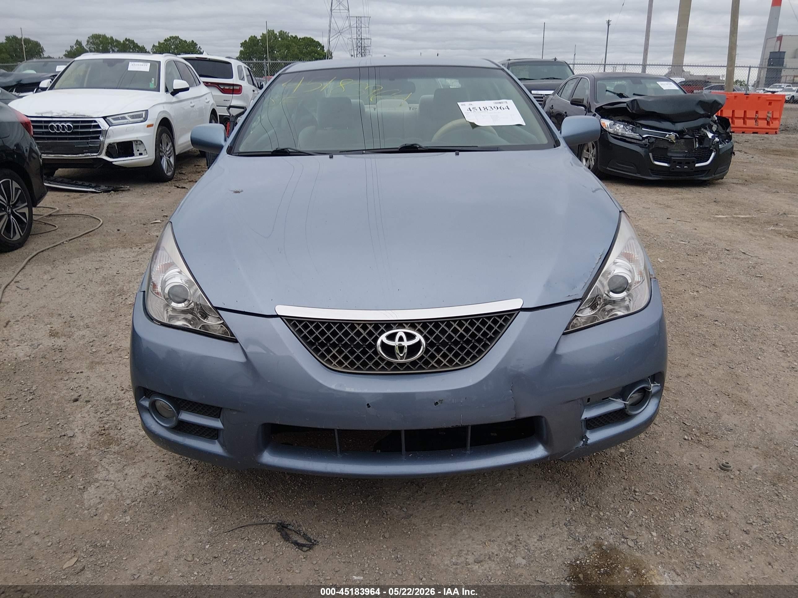 2007 Toyota Camry Solara Se Light Blue vin: 4T1CE30P77U752659