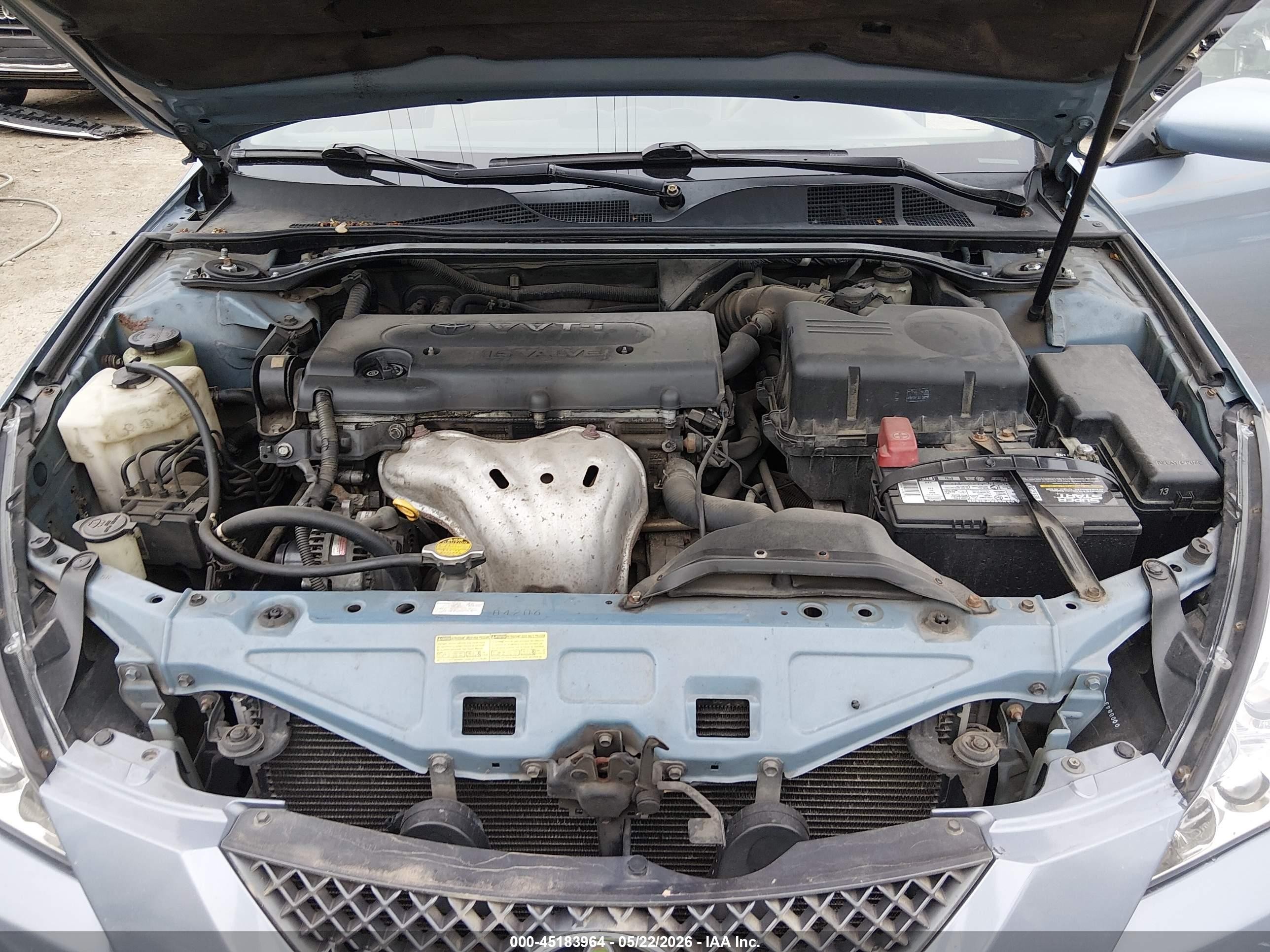 2007 Toyota Camry Solara Se Light Blue vin: 4T1CE30P77U752659