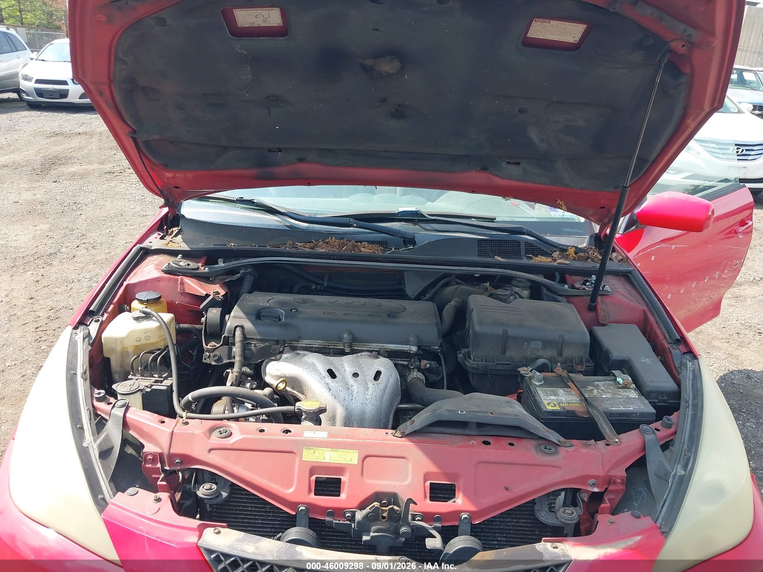 2007 Toyota Camry Solara Sle Red vin: 4T1CE30P77U753553