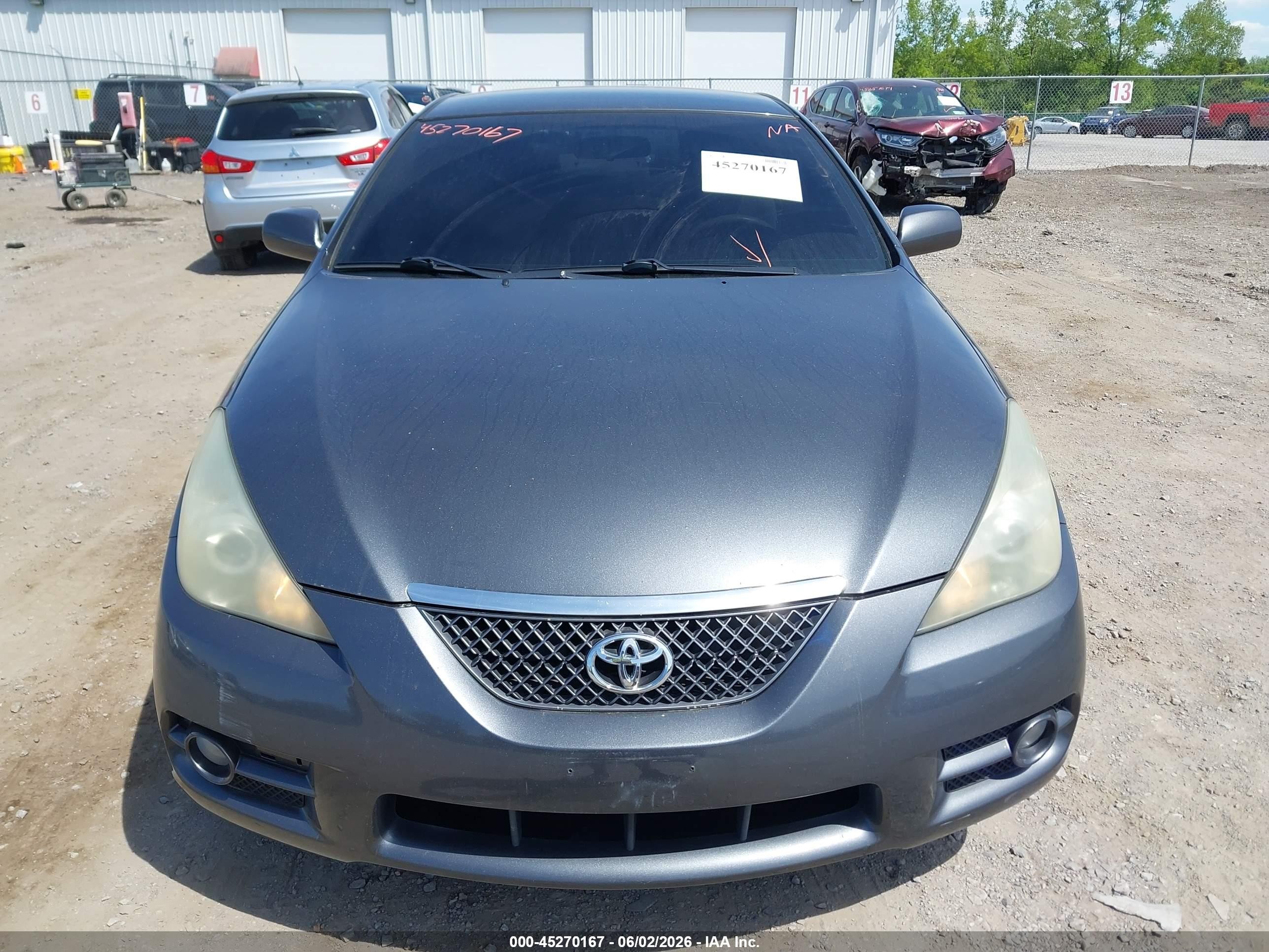 2008 Toyota Camry Solara Se Gray vin: 4T1CE30P78U764862