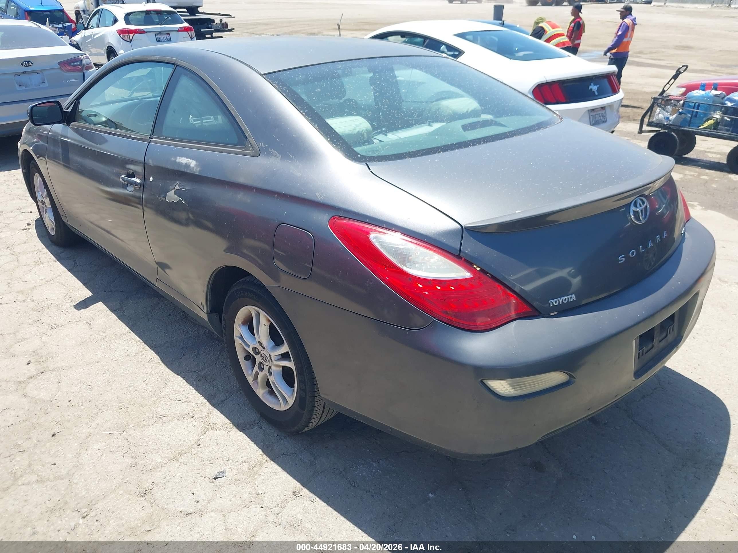 2008 Toyota Camry Solara Se Gray vin: 4T1CE30P78U766501