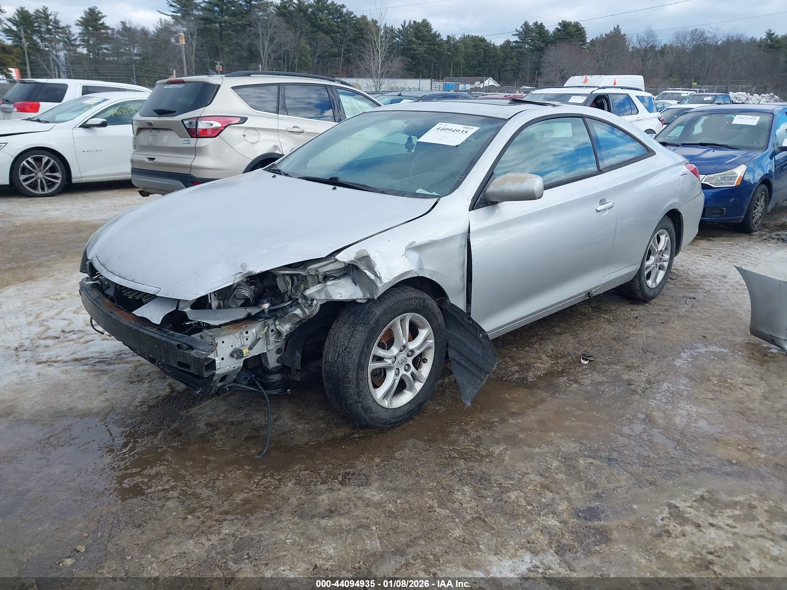 2007 Toyota Camry Solara Se Silver vin: 4T1CE30P87U753240