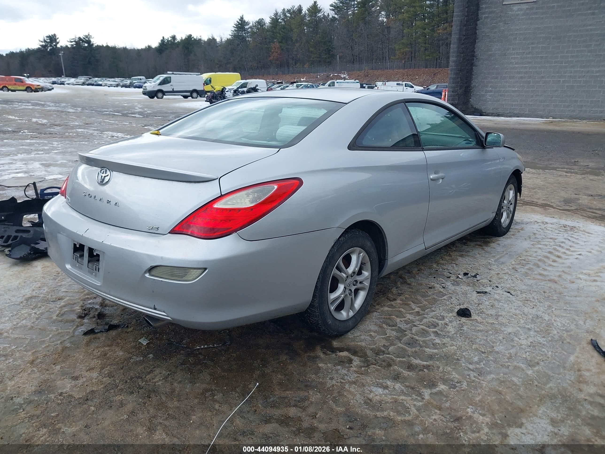 2007 Toyota Camry Solara Se Silver vin: 4T1CE30P87U753240