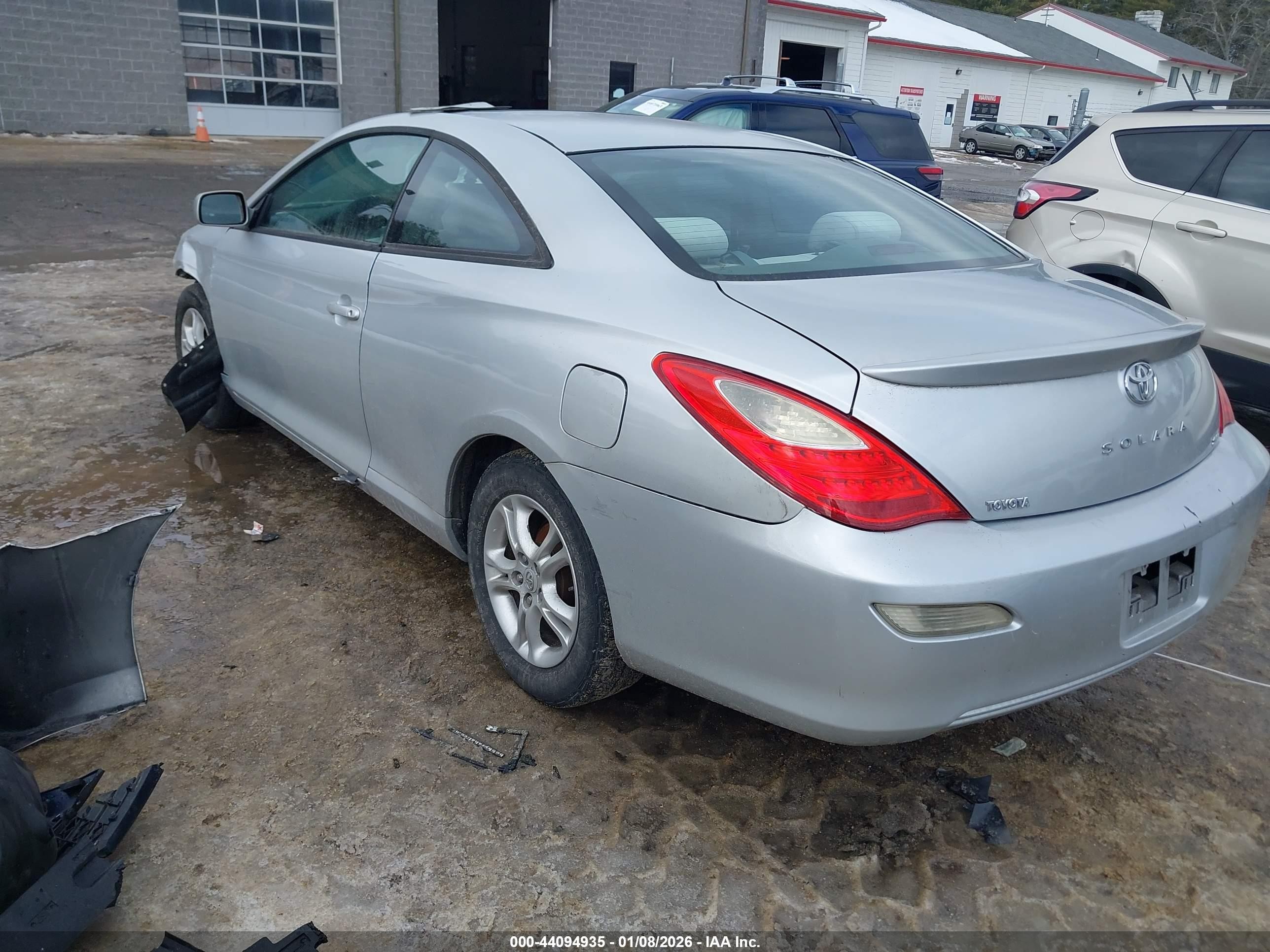 2007 Toyota Camry Solara Se Silver vin: 4T1CE30P87U753240