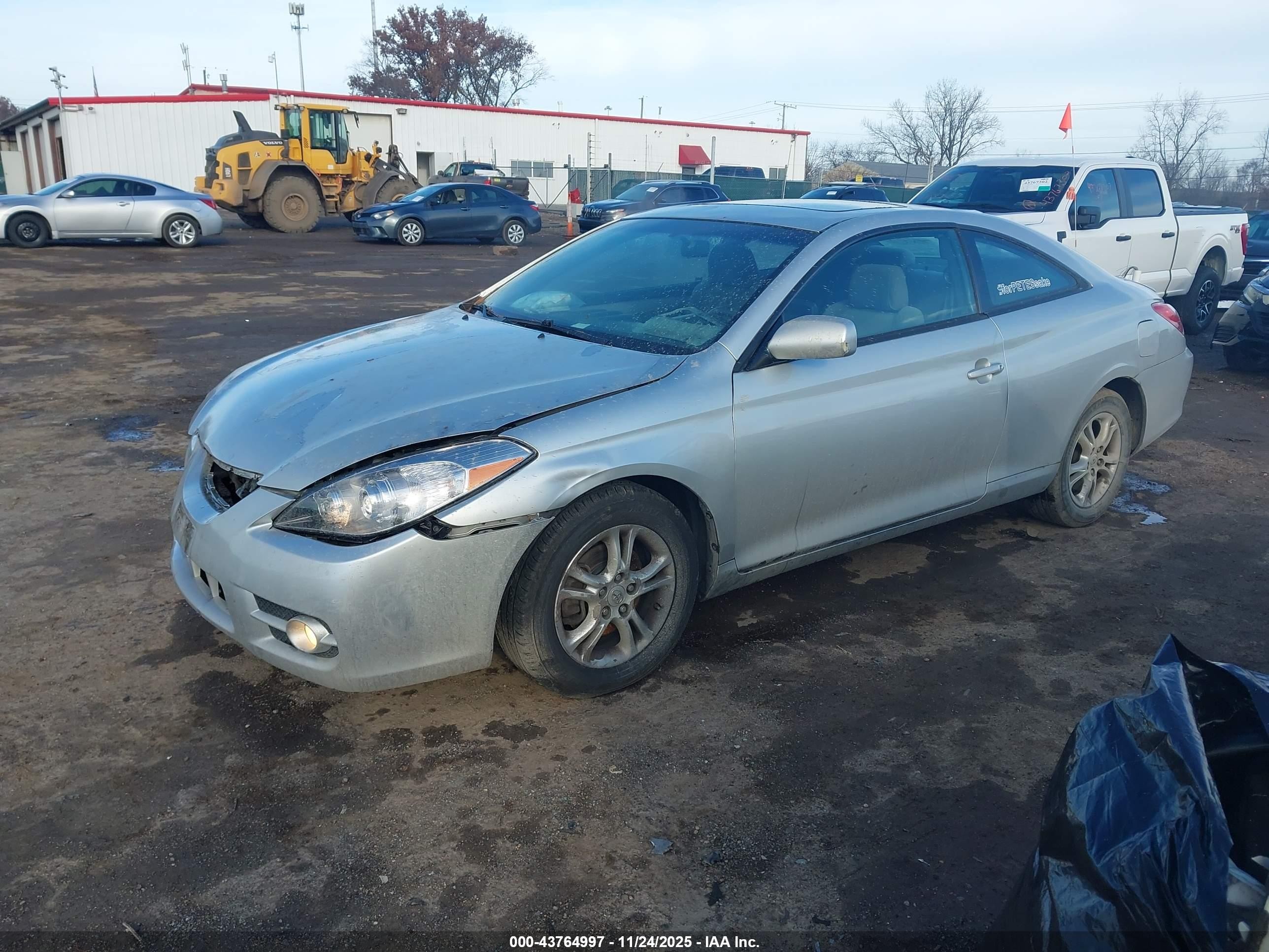 2008 Toyota Camry Solara Se Silver vin: 4T1CE30P88U764577