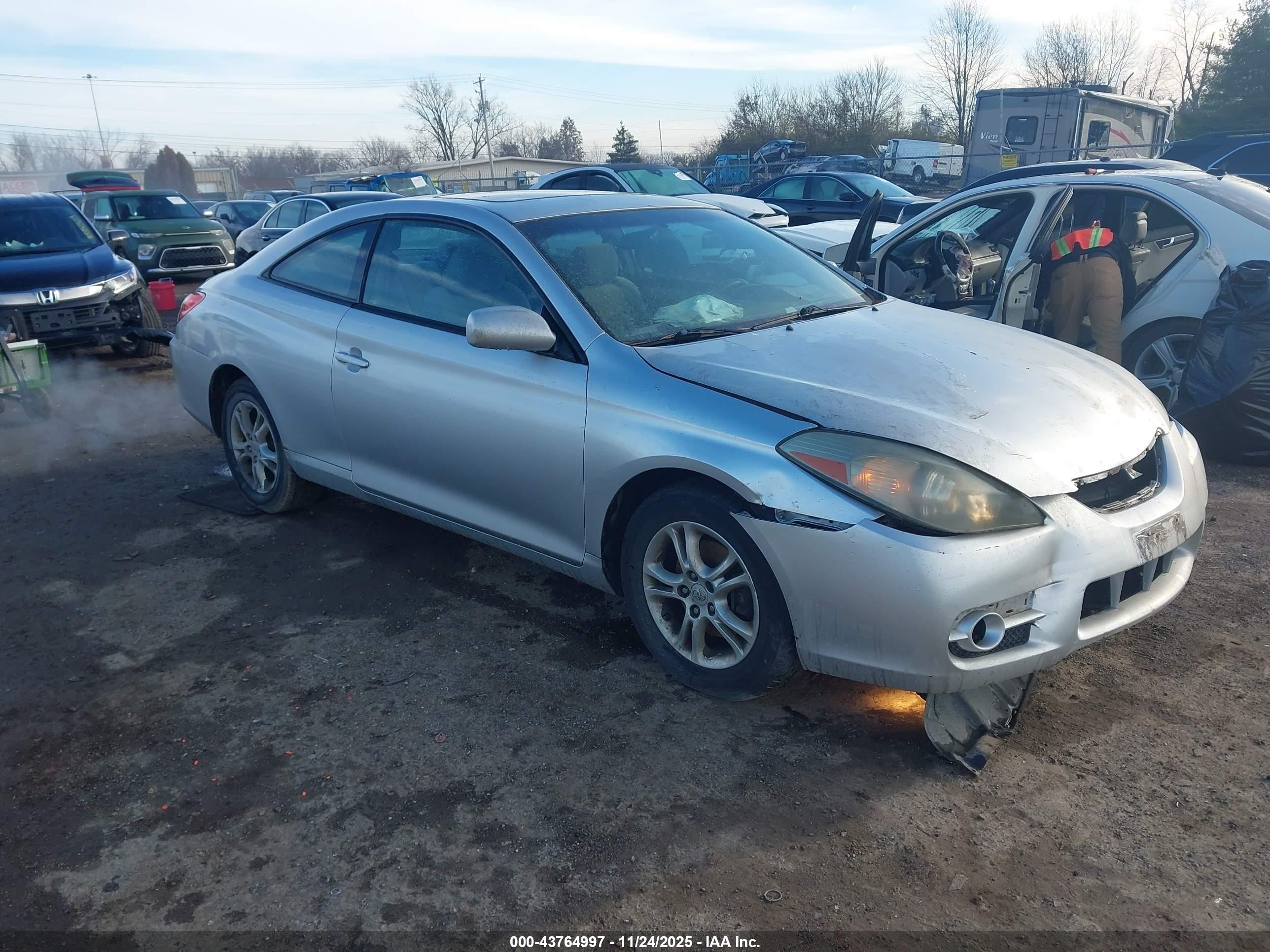 2008 Toyota Camry Solara Se Silver vin: 4T1CE30P88U764577